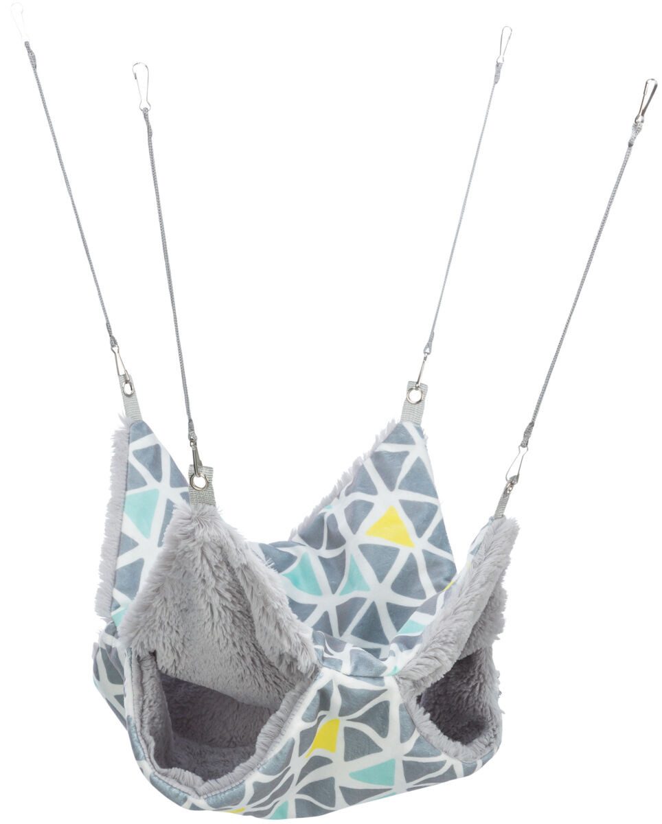 TRIXIE Kleintierhaus Hängematte Sunny - bunt/grau - 30 × 30 cm