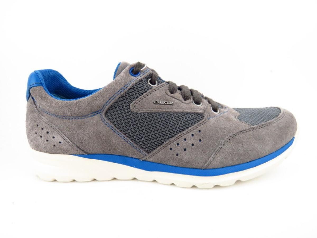 Geox U Daman A Mesh-Suede Sneaker