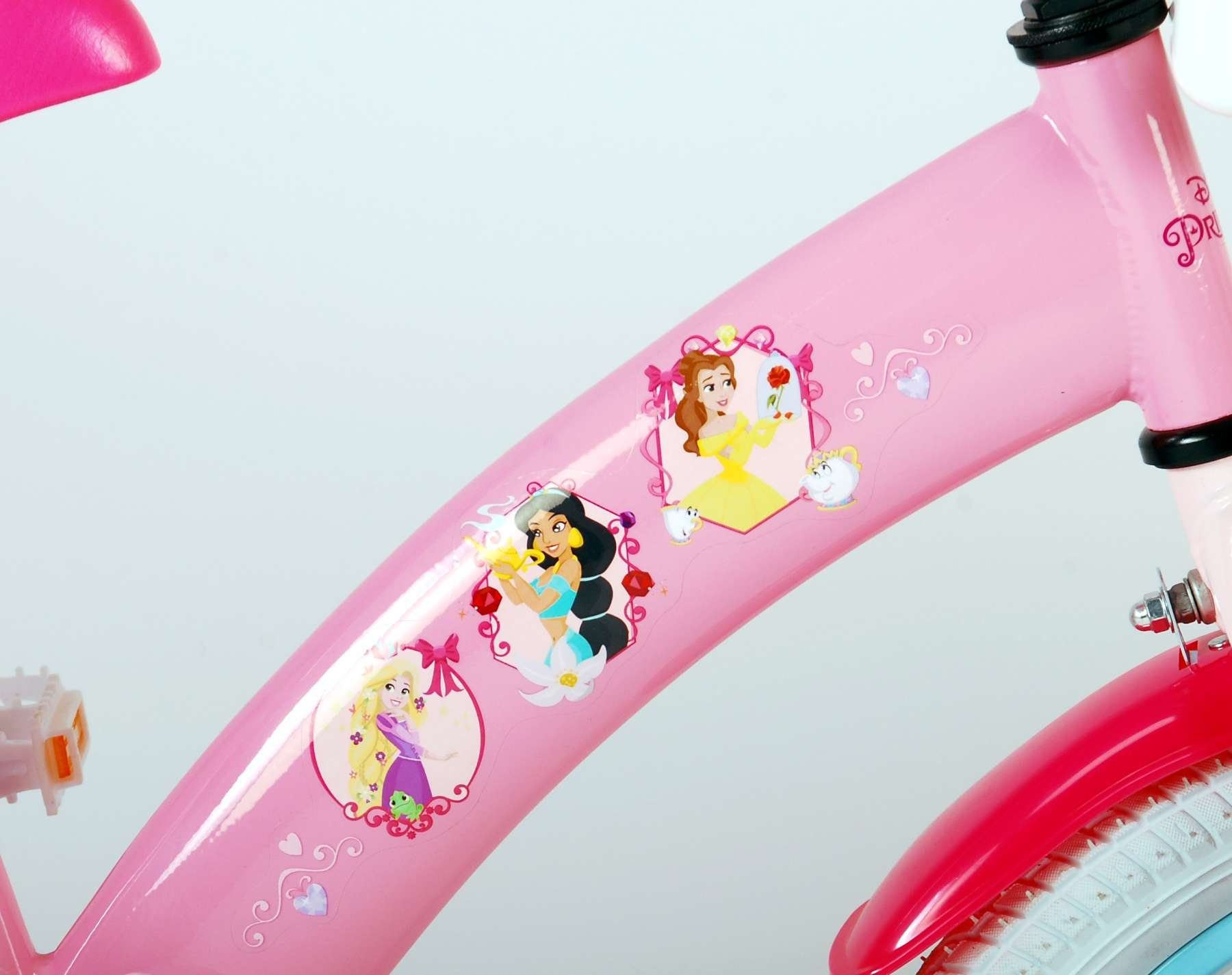 Kinder Sicherheitsgriffe), - Laufrad Gang, mit Kinderrad Zoll TPFSports 1 16 Princess + (Mädchen Rutschfeste 16 Rücktritt mit Handbremse, Stützräder Fahrrad Kinderfahrrad Zoll Mädchen Disney Fahrrad