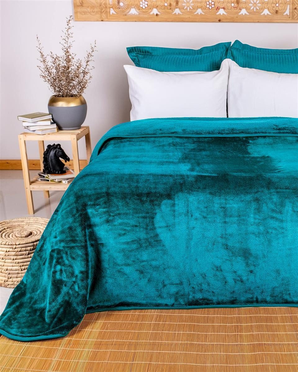 Wohndecke Cashmere-Feeling Kuscheldecke super weich & flauschig – Fleecedecke, Gräfenstayn, dicke & warme Sofadecke, Wohndecke & Tagesdecke - Überwurf Sofa, Cou – Bild 3 von 5