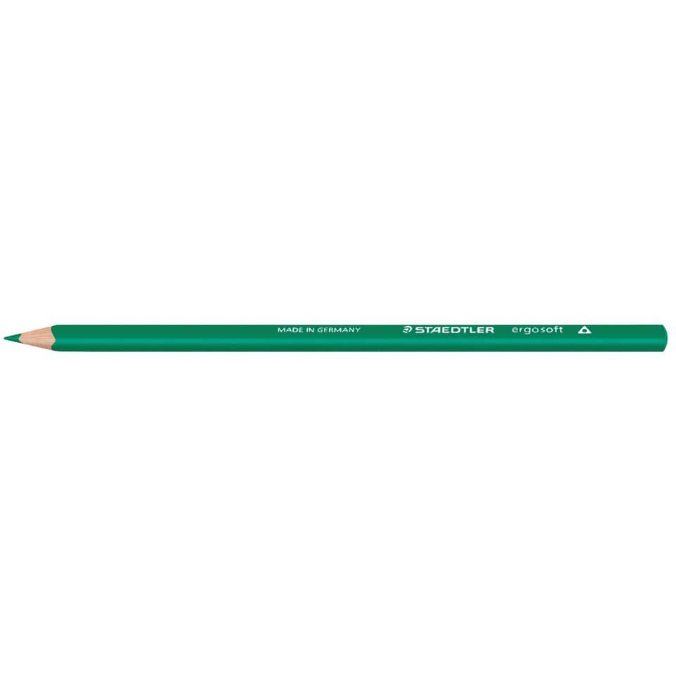 Farbstift soft® bruchfest Wasserbasis Lackierung grün Buntstift 157-5, Bleistift STAEDTLER auf ergo 175mm