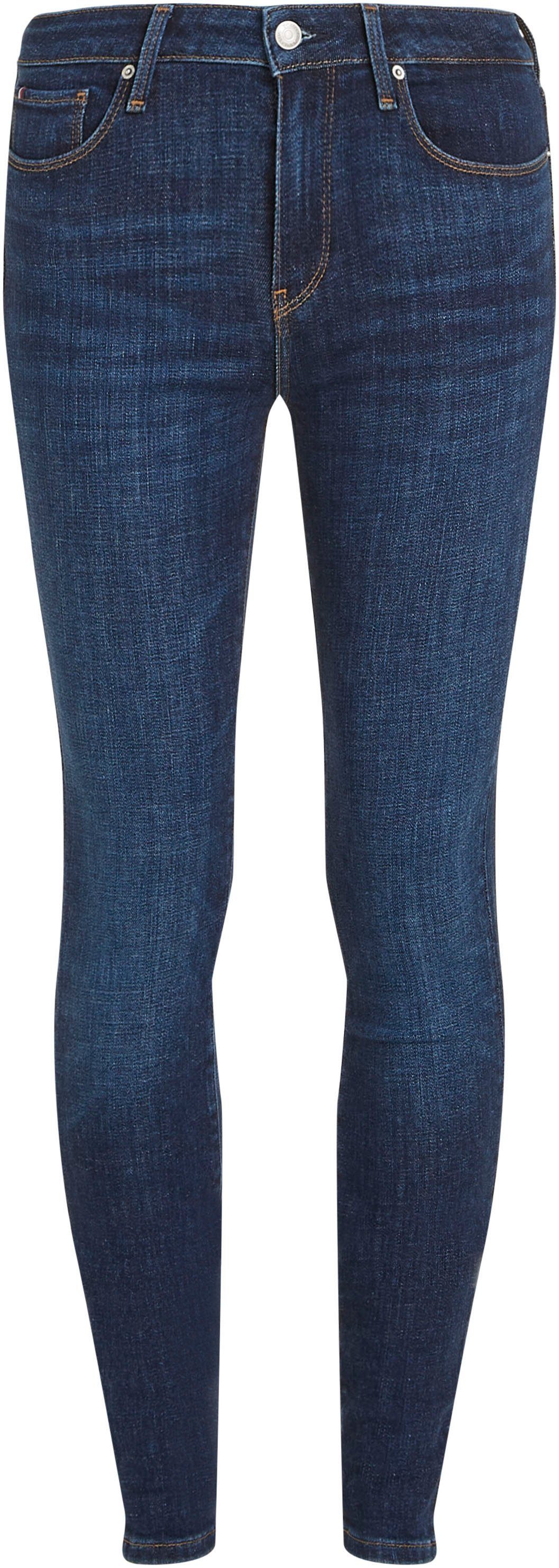 Tommy Hilfiger Curve Skinny-fit-Jeans CRV Logostickerei FLX mit PAM HARLEM SKNNY HW TH