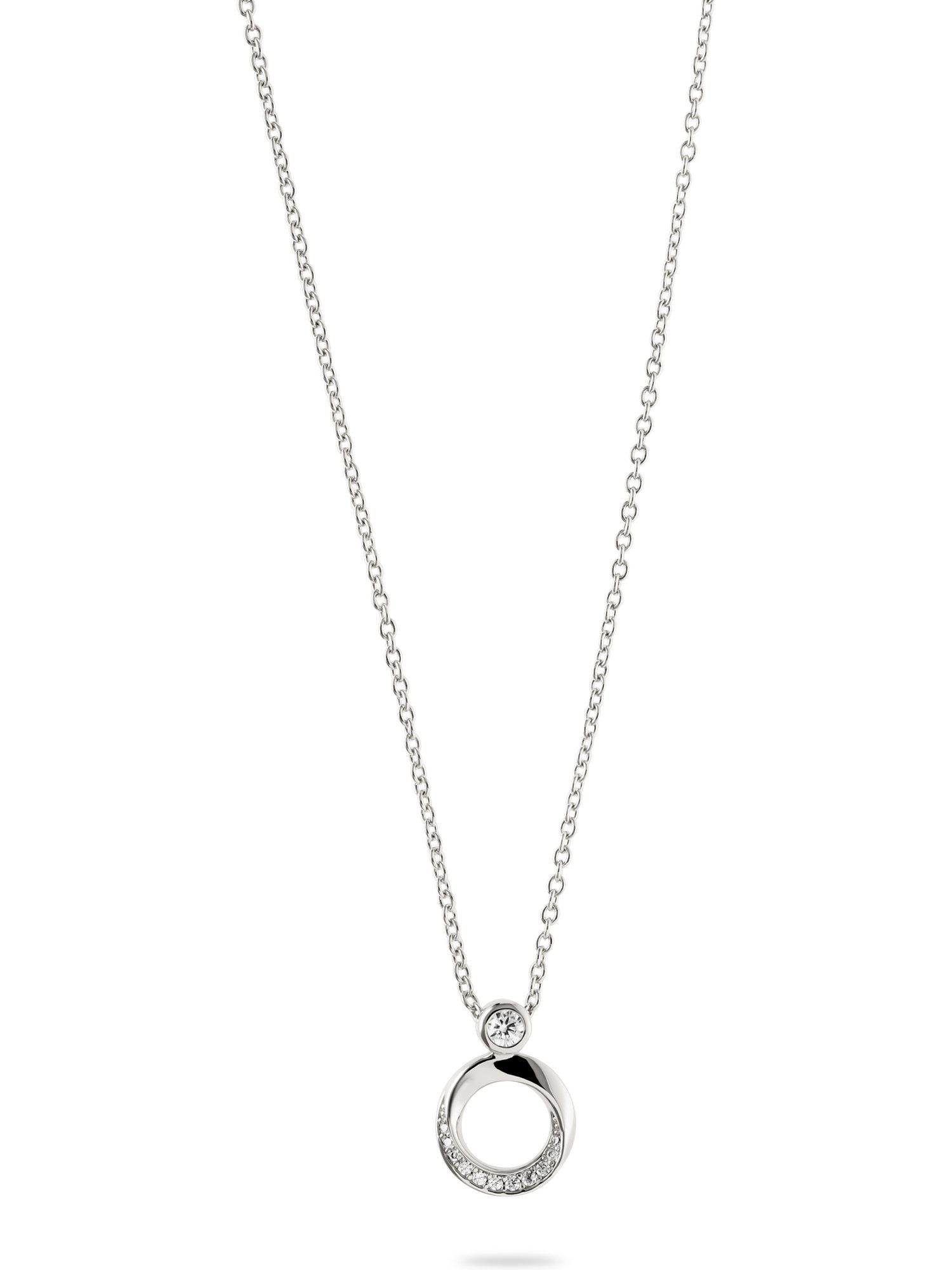 JETTE Silberkette JETTE Damen-Kette 925er Silber Zirkonia, TWISTED