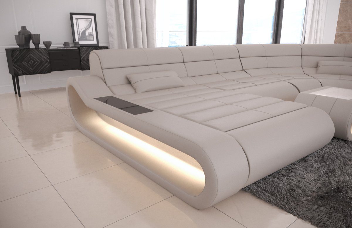 Sofa Dreams Wohnlandschaft Ledercouch Leder Sofa günstig online kaufen