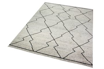 Teppich Teppich in Creme Grau, TeppichHome24, rechteckig