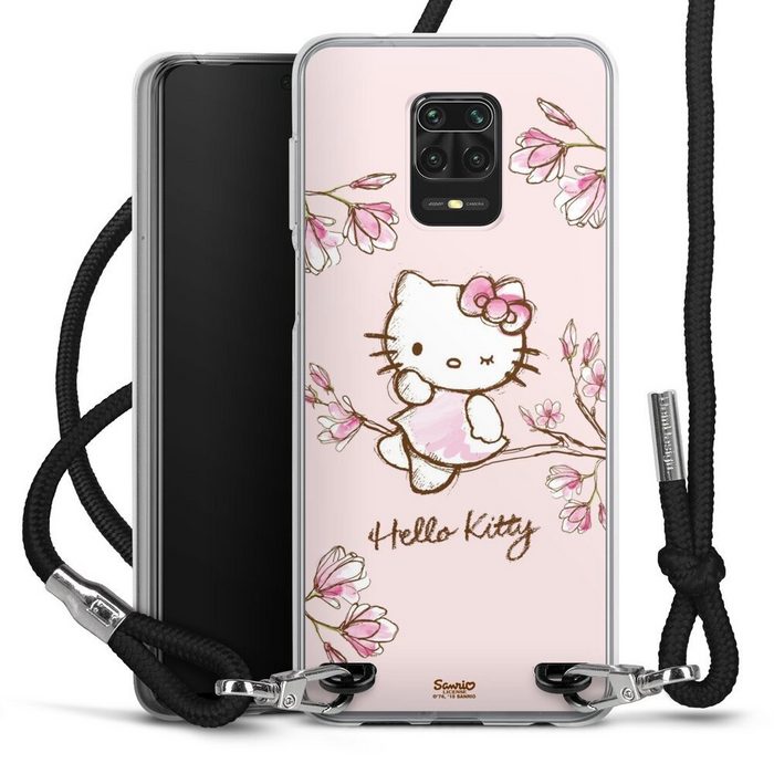 DeinDesign Handyhülle Hello Kitty Fanartikel Hanami Hello Kitty - Magnolia Xiaomi Redmi Note 9s Handykette Hülle mit Band Case zum Umhängen