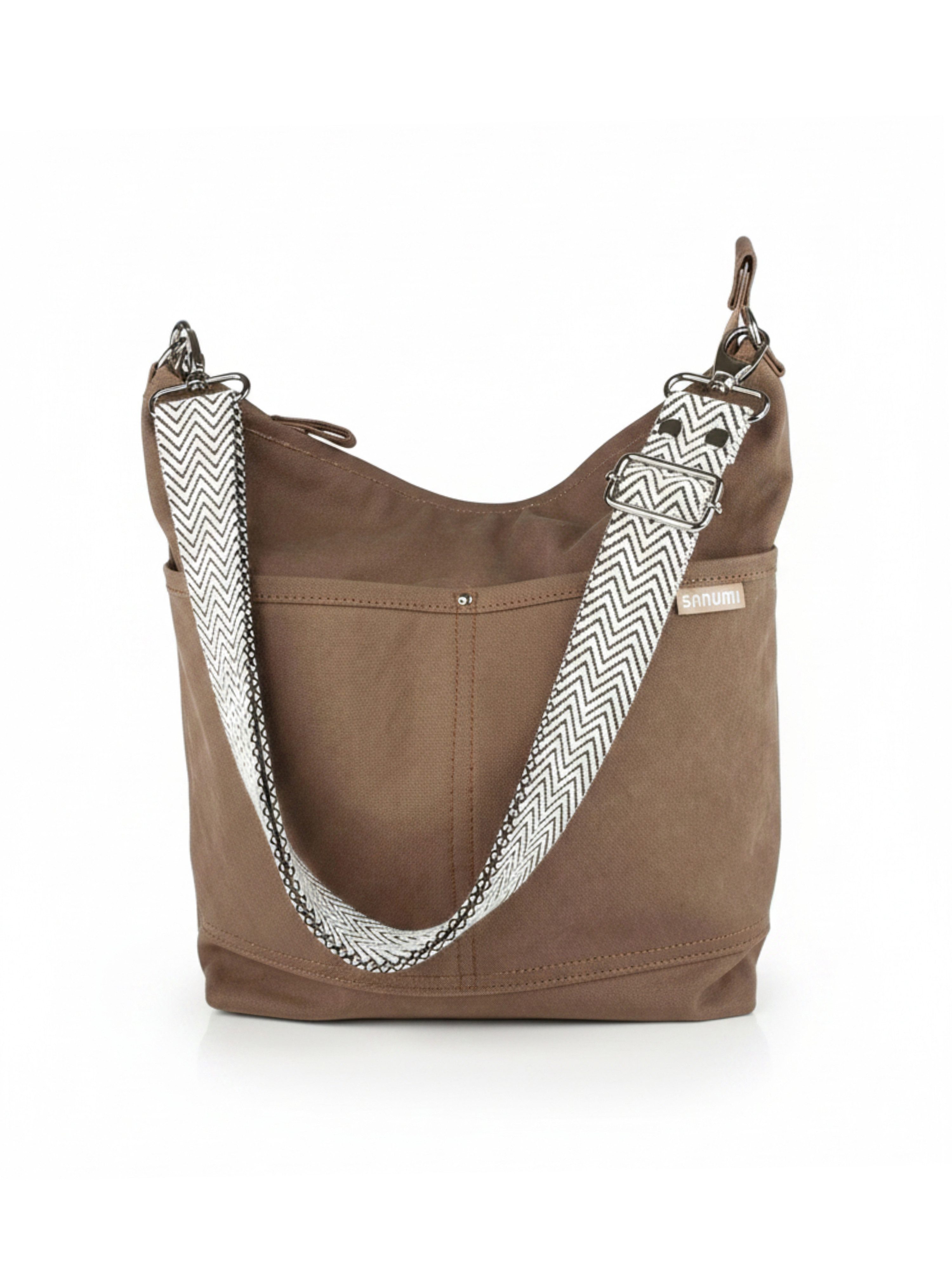 sanumi Umhängetasche Canvas Hobobag