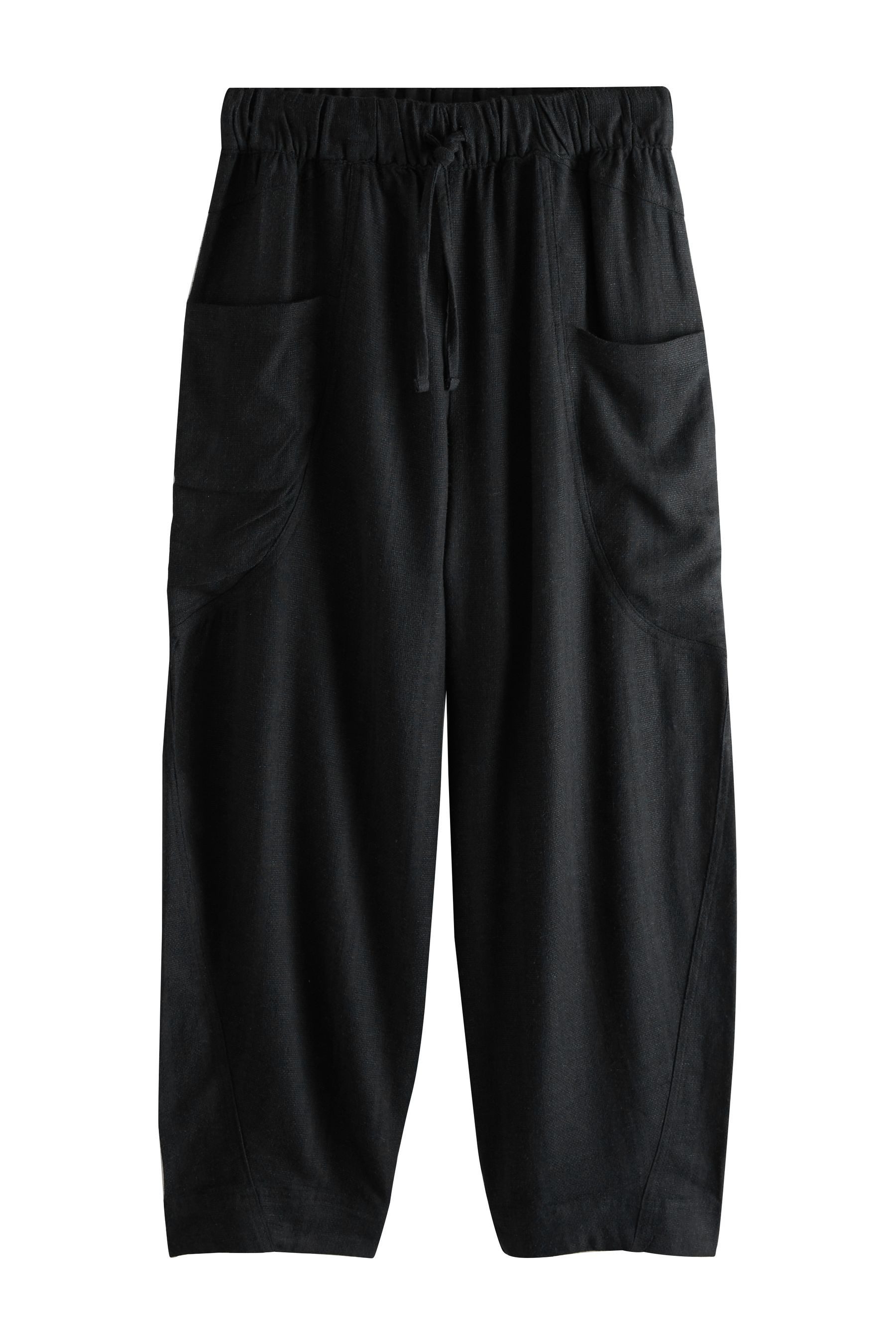 Leinenhose Loungewear-Hose aus Viskose-Leinengemisch