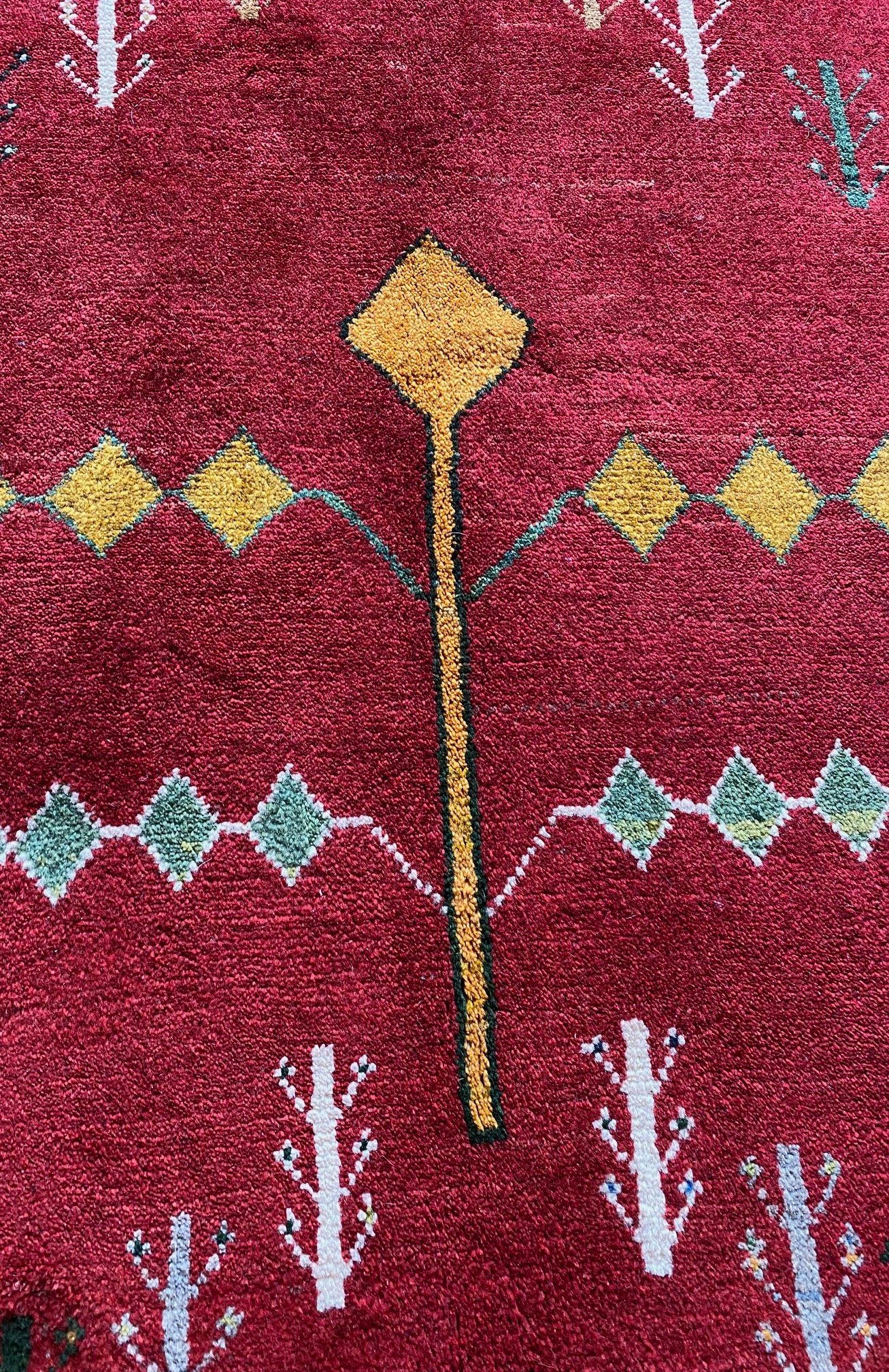 Orientteppich Perserteppich mit Teppich Gabbeh Zertifikat Handgeknüpft, 200×149 Persepolis Perser Morgenlandbazar, Handgeknüpft