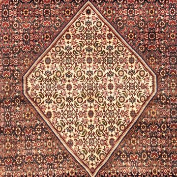 Wollteppich Bidjar Takab Medaillon Rosso 208 x 198 cm, morgenland, quadratisch, Höhe: 13 mm, Unikat mit Zertifikat