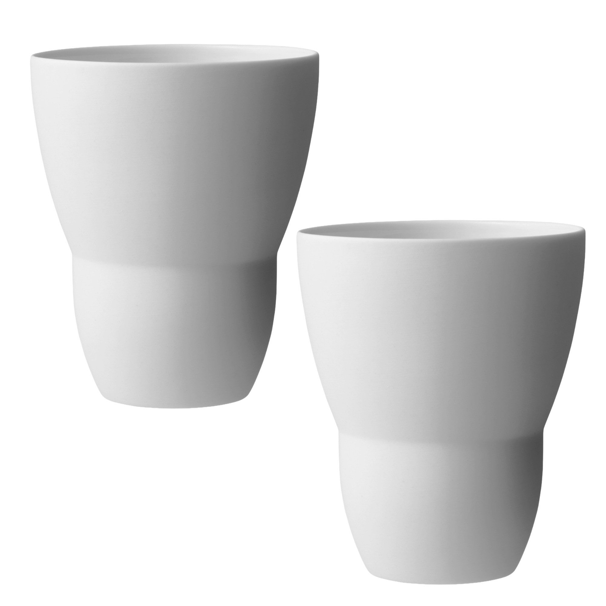 VIPP Tasse Vipp 203 Teetasse White 2er Set, Porzellan