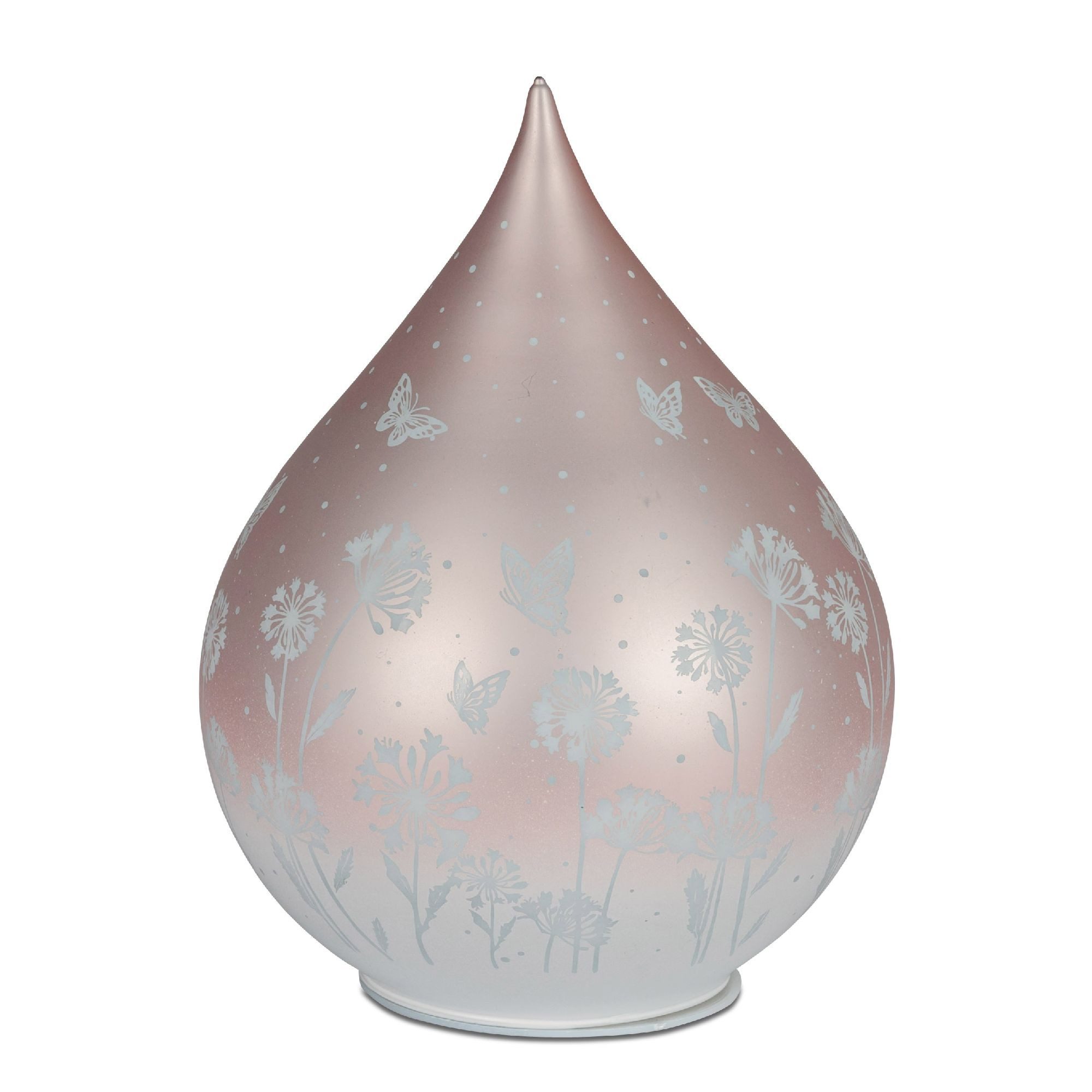 formano Nachttischlampe Blumenwiese, Mit Timerfunktion, Rosa, Motiv: Blumen günstig online kaufen