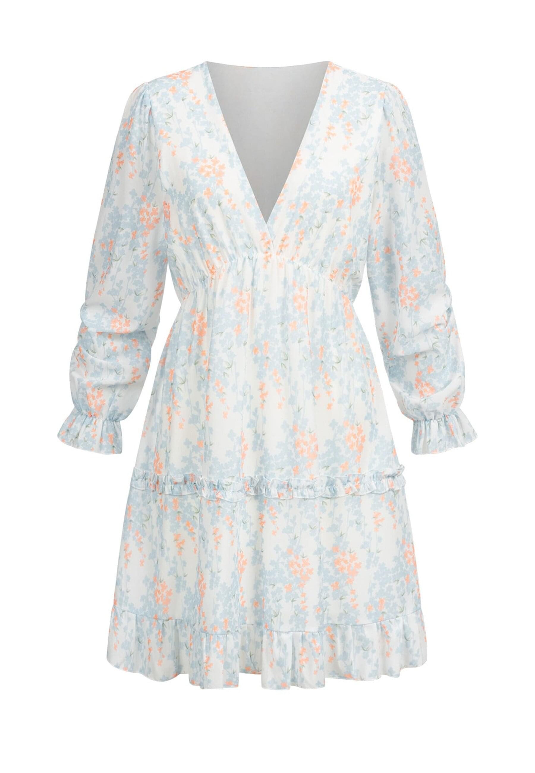 CLOUD 5IVE Shirtkleid CLOUD 5IVE Cloud5ive V-Neck Bluse (1-tlg)