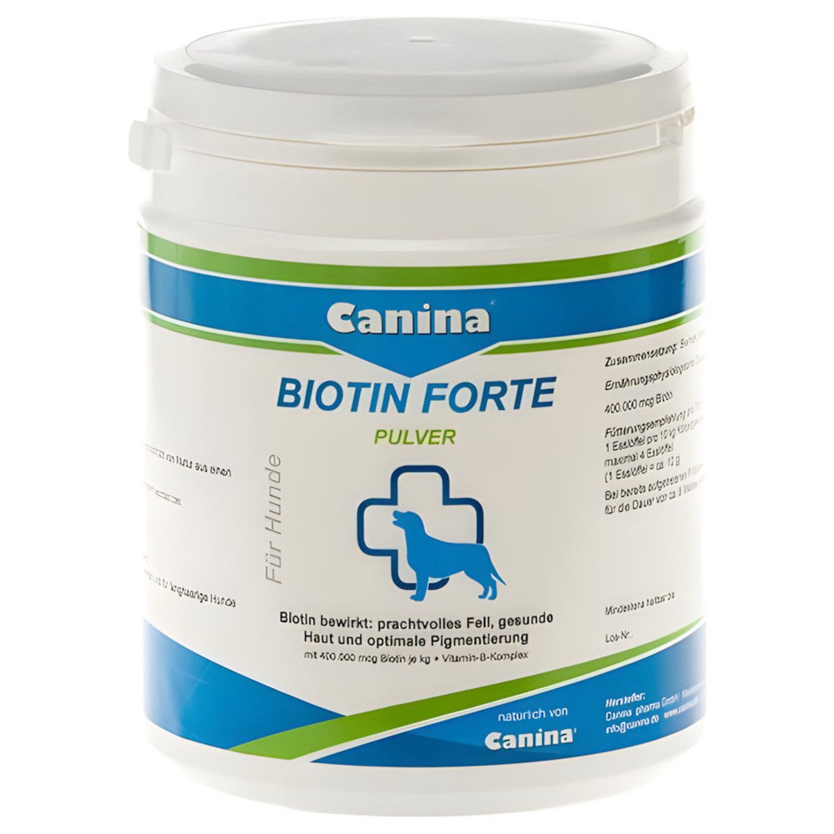 Canina Pharma Biotin Forte Pulver 500 g, Nahrungsergänzungsmittel für: Hund