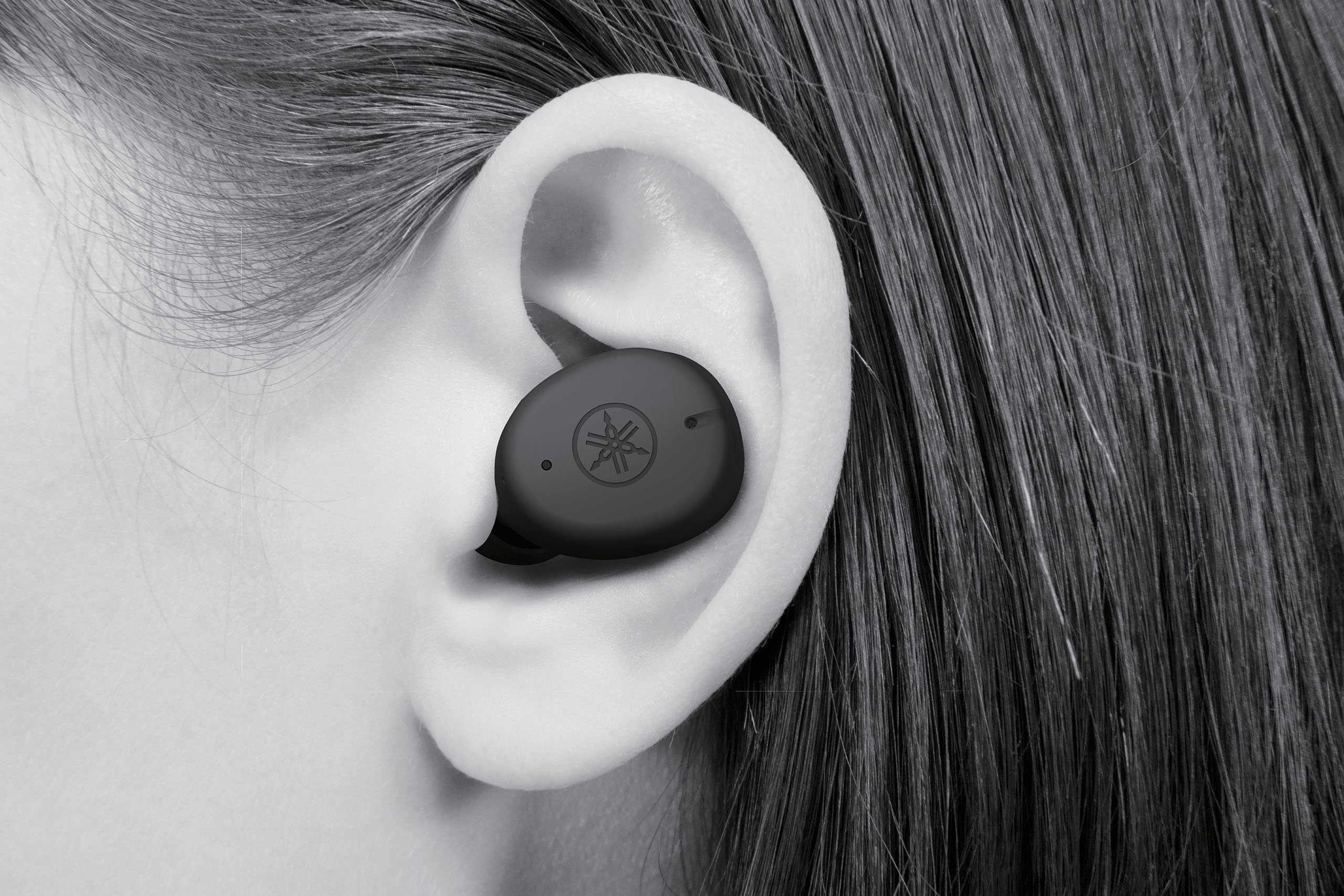 TW-E3C Care) Yamaha Modus, In-Ear-Kopfhörer schwarz Ambient (Clear Sound, Listening Call, Gaming Voice