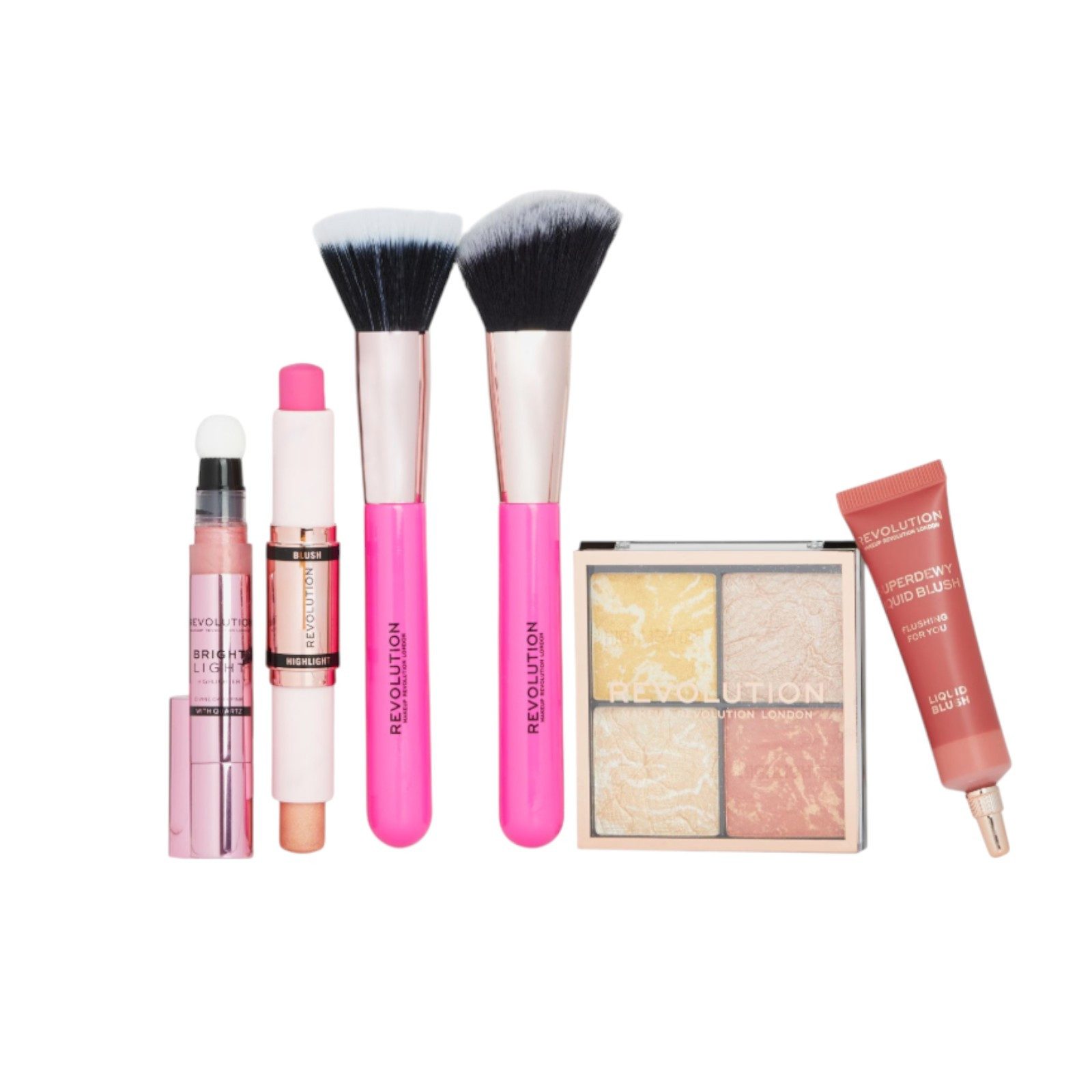 Makeup Revolution London Make-up Set Blush & Glow Gift Set, 6-tlg.