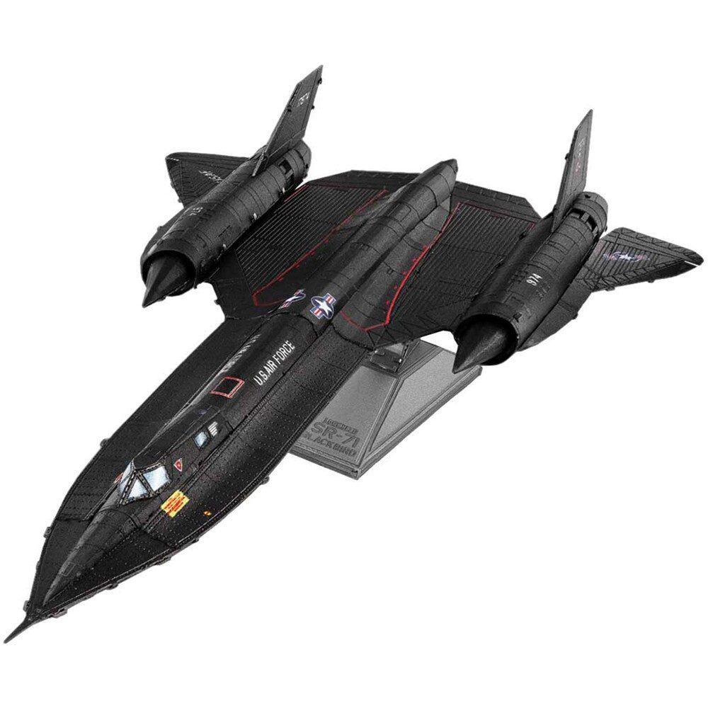 Invento Puzzle Metal Earth, SR-71 Blackbird - 3D Metall Puzzle, Puzzleteile