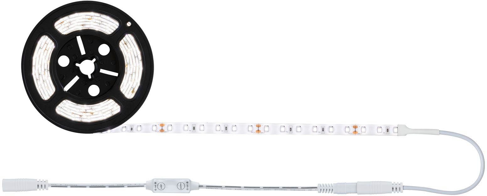 Set 3m Power Strip Paulmann inkl. SimpLED Dimm/Switch 33W, LED-Streifen 33W, 1-flammig, beschichtet Neutralweiß