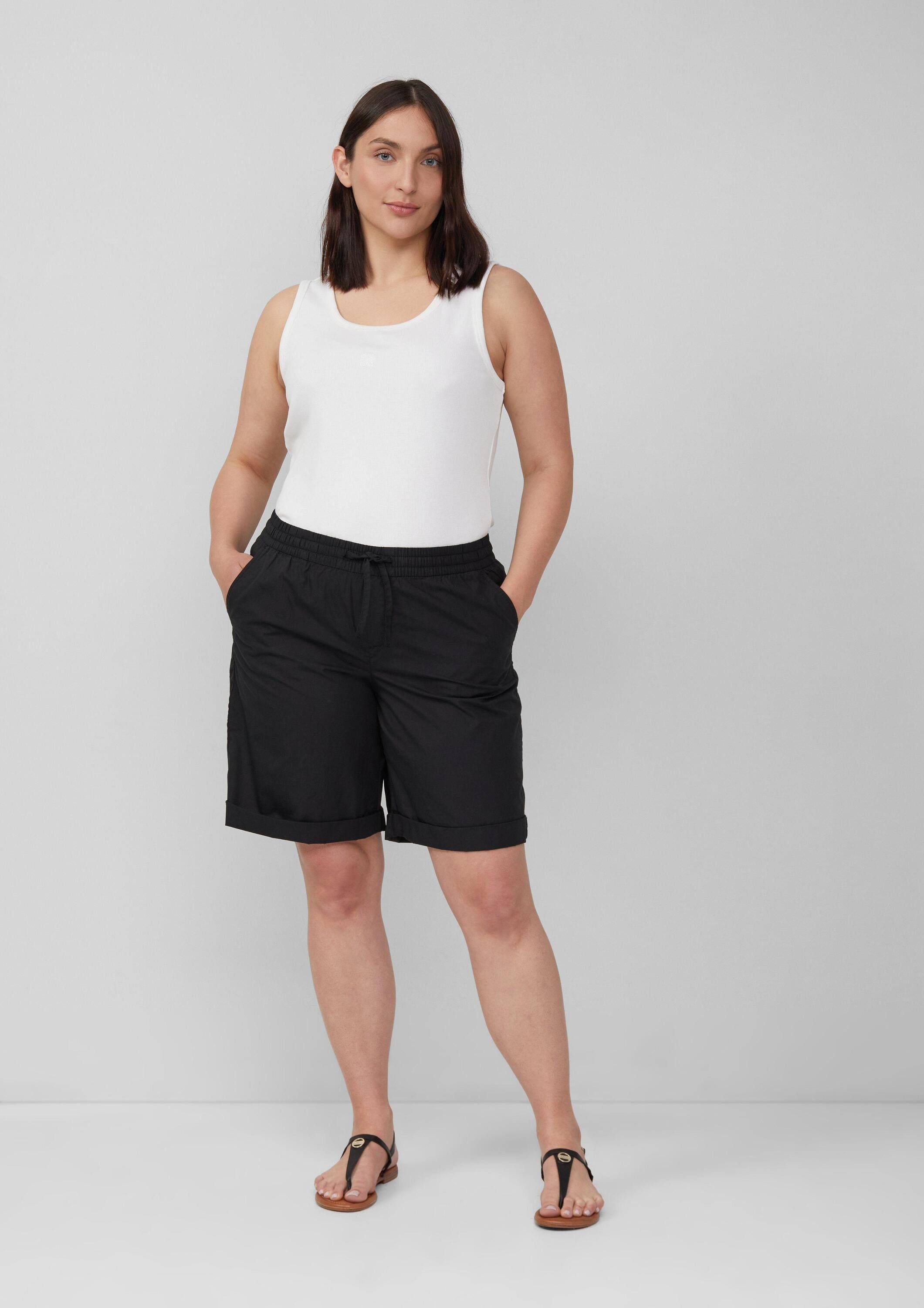 s.Oliver Shorts Hose Leichte Shorts aus Baumwollmix im Relaxed Fit günstig online kaufen