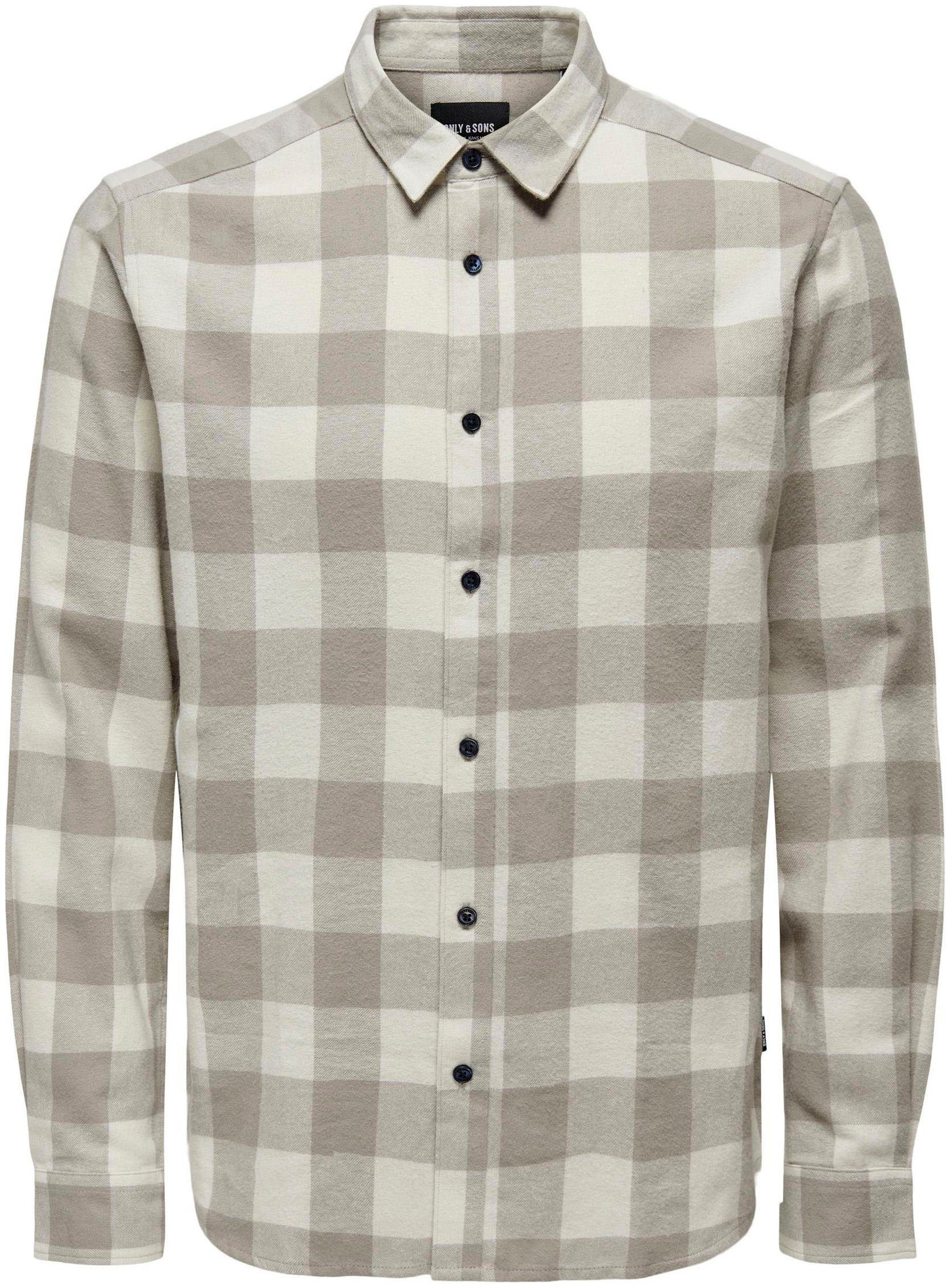 ONLY NOOS Antique SHIRT White SONS Karohemd ONSGUDMUND & LS CHECKED