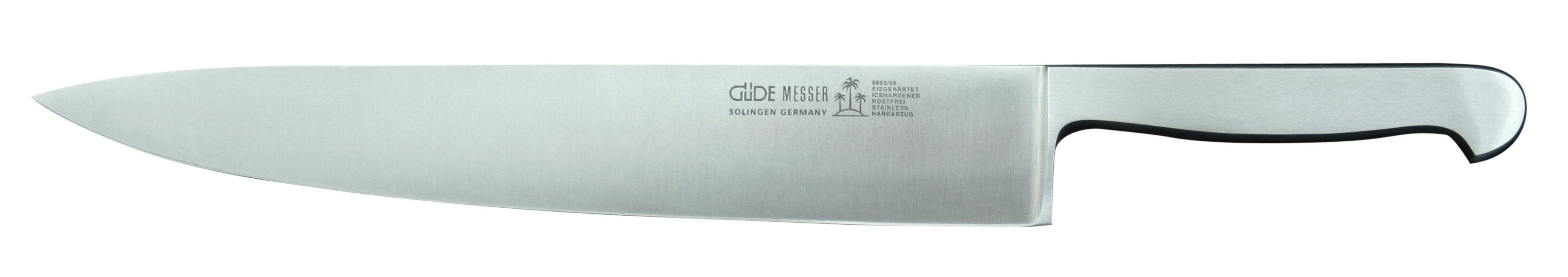 Güde Messer Solingen Kochmesser Kappa, Kochmesser 26 cm - Klinge und Griff CVM-Stahl