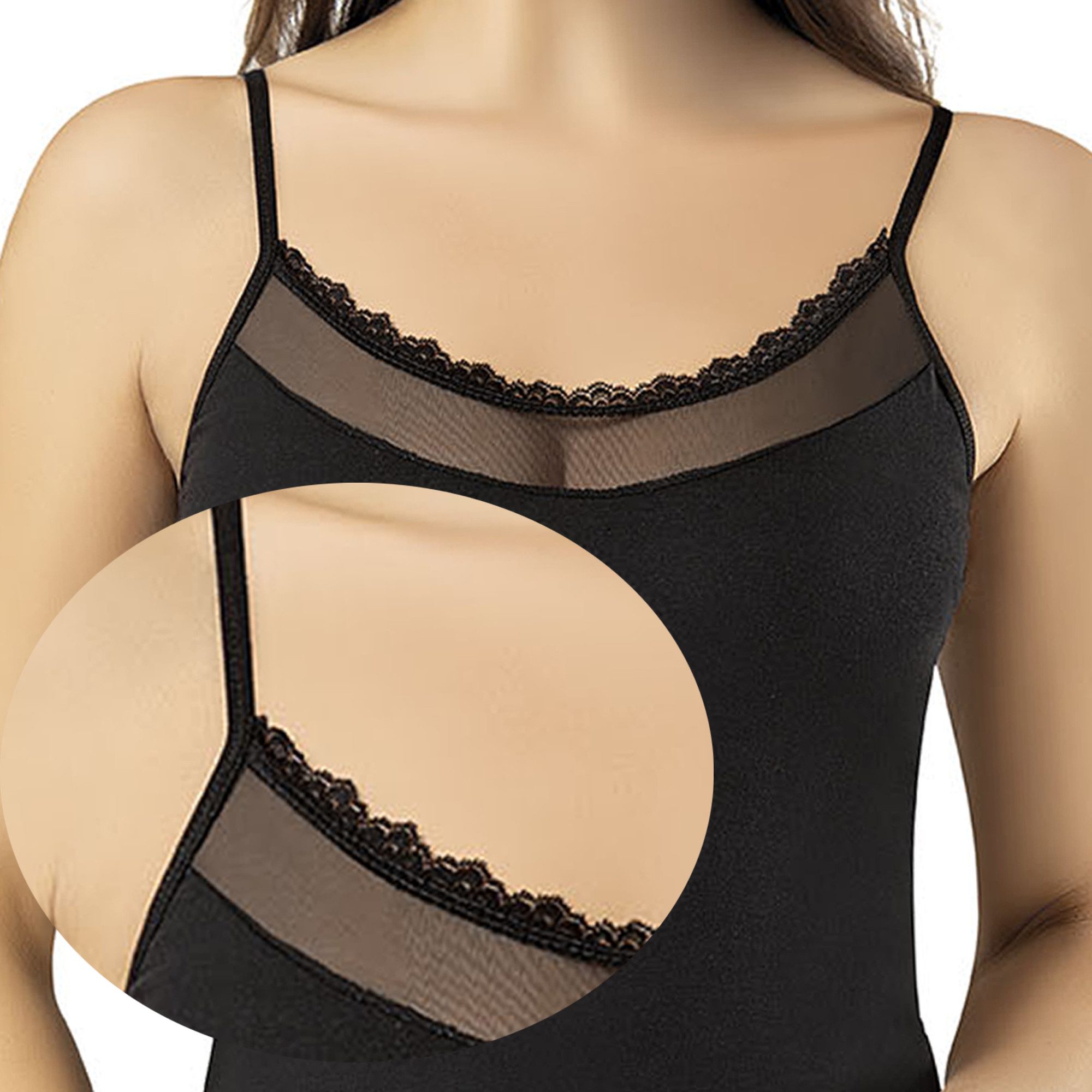 Bamyum Unterhemd Tank-Top Unterhemd, Gestrickter Sport-BH günstig online kaufen