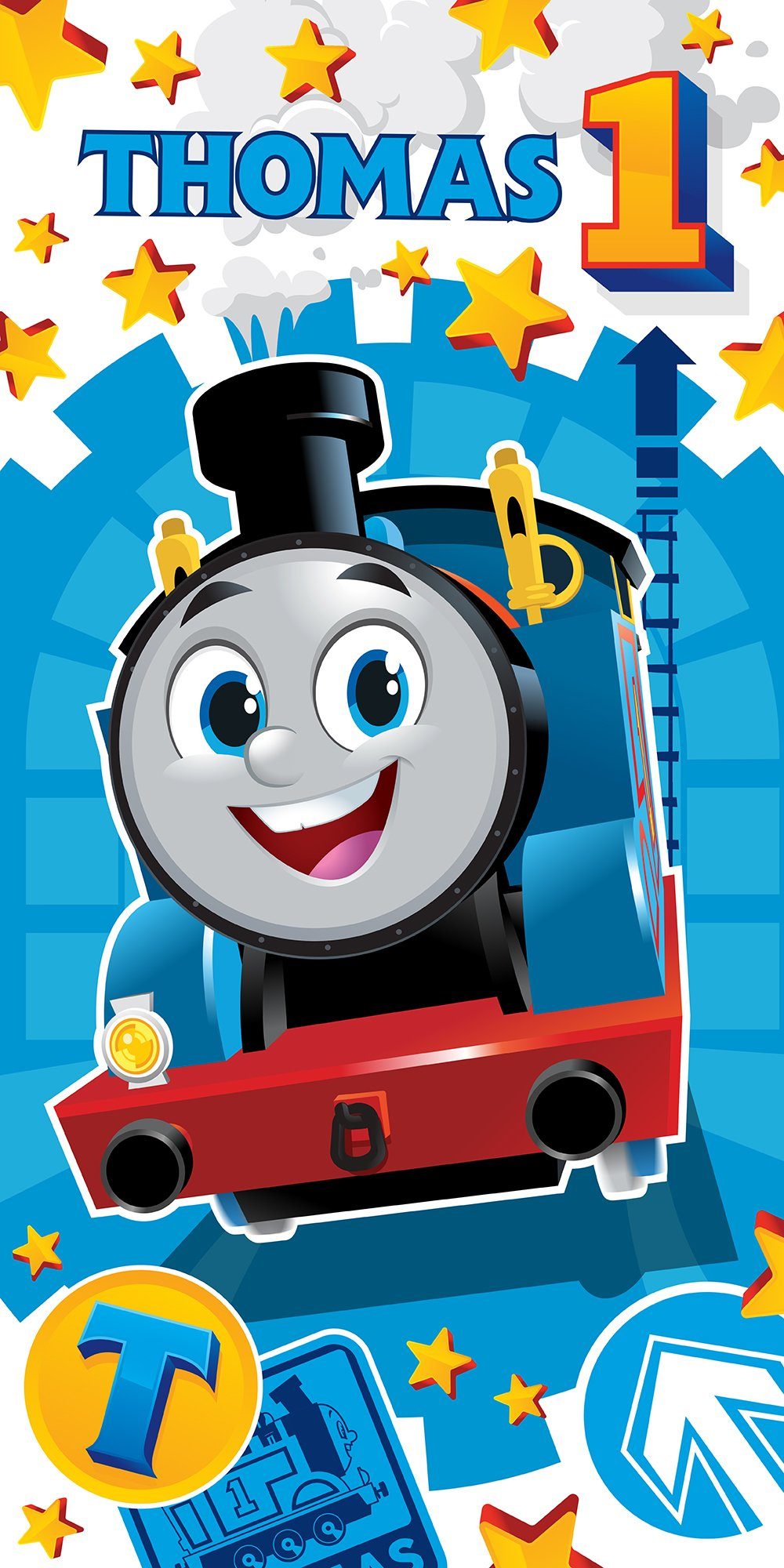 Thomas & Friends Strandtuch Thomas and Friends Badetuch Handtuch Strandtuch 70 x 140 cm