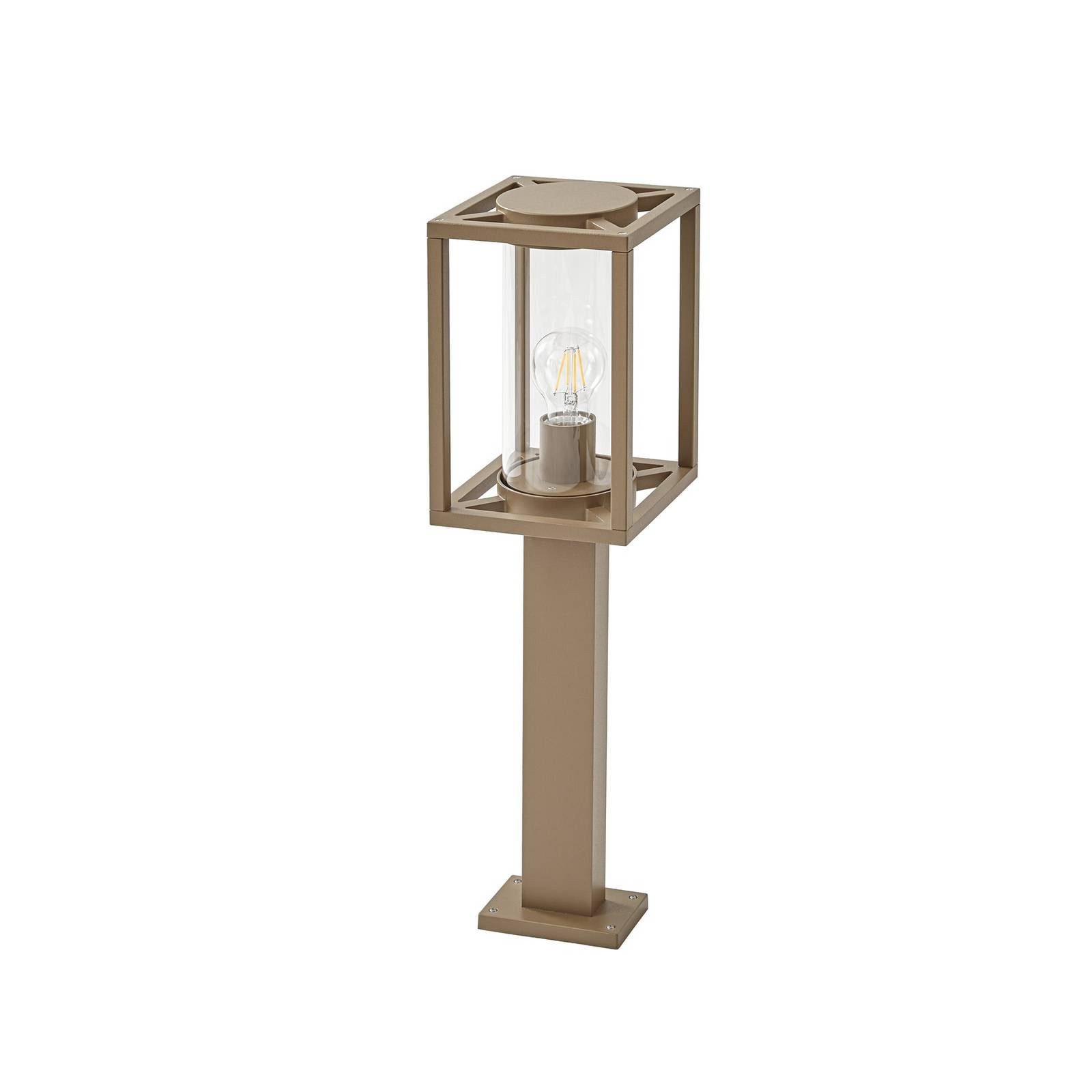 Lucande Außen-Stehlampe Ferda, Metall, Braun IP44, 1 x 15 W LED