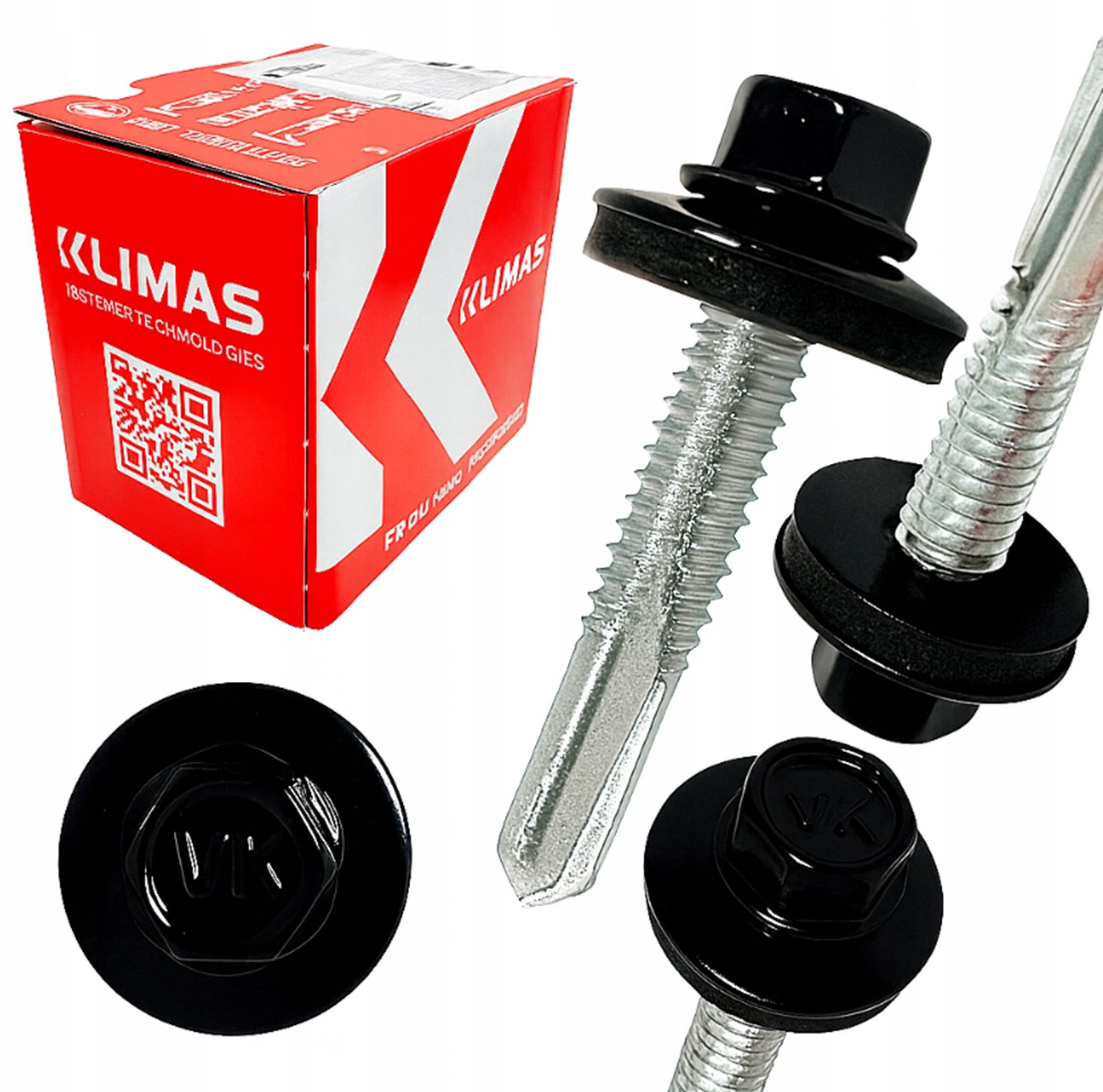 Klimas Blechschraube WSS Selbstbohrschraube Metall in verschiedenen RAL Farben