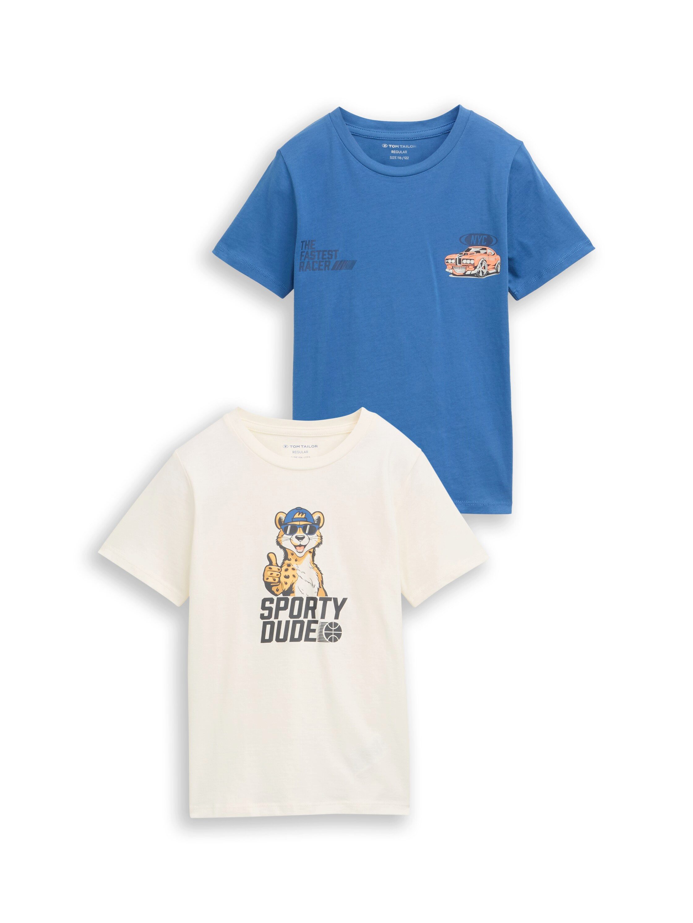 TOM TAILOR T-Shirt (Packung, 2-tlg) im 2er Pack