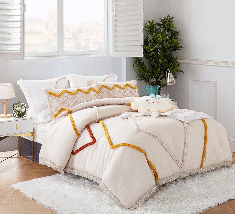 ibettertec Bettwäsche Bettwäsche,Getuftet Boho Bettwäsche-Set 135x200cm,200 günstig online kaufen