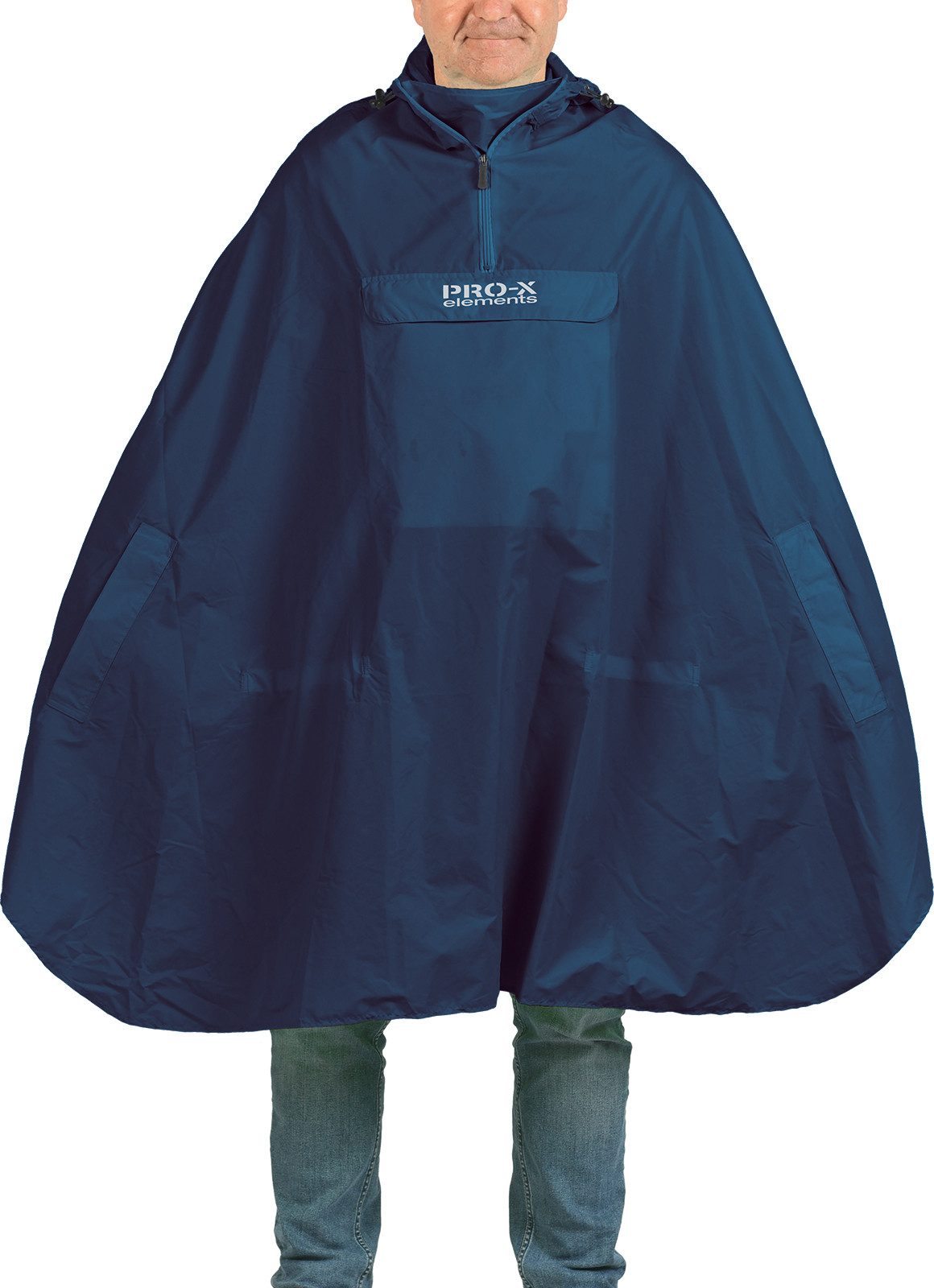 PRO-X ELEMENTS Regenponcho PASOFINO integrierte Packtasche