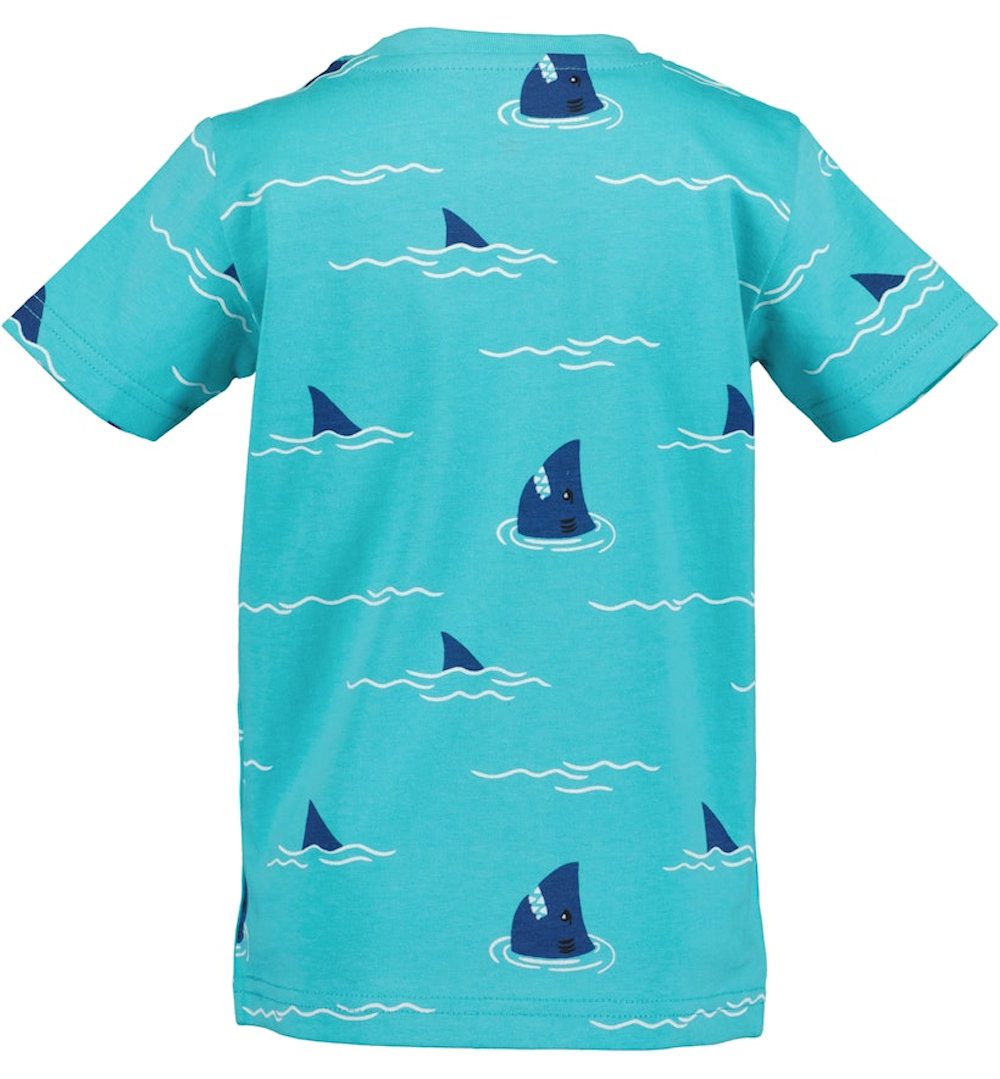 Blue Seven T-Shirt Blue Seven Jungen T-Shirt Hai lagune (1-tlg)