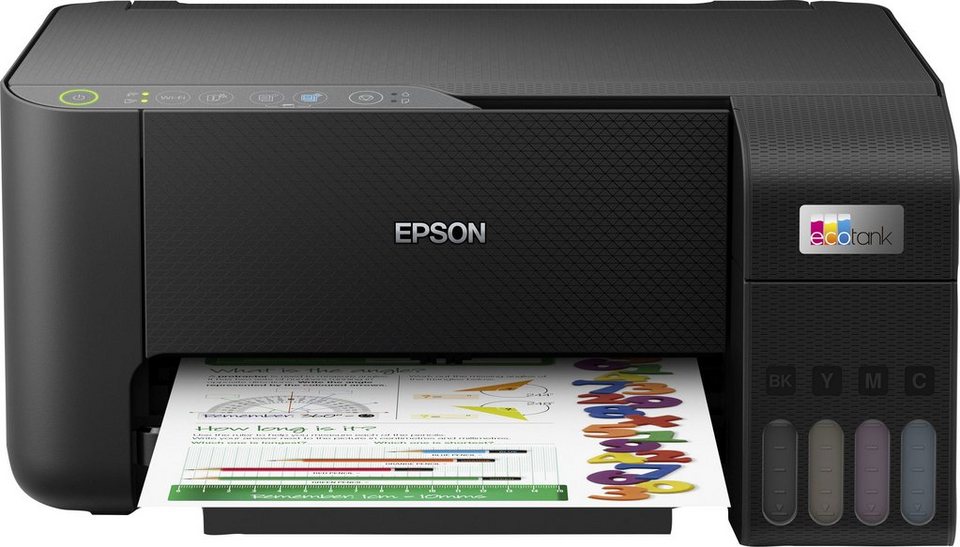Epson EcoTank ET-2815 Multifunktionsdrucker, (WLAN (Wi-Fi), Wi-Fi Direct),  Druckgeschwindigkeit (Seiten/Minuten in s/w): 10