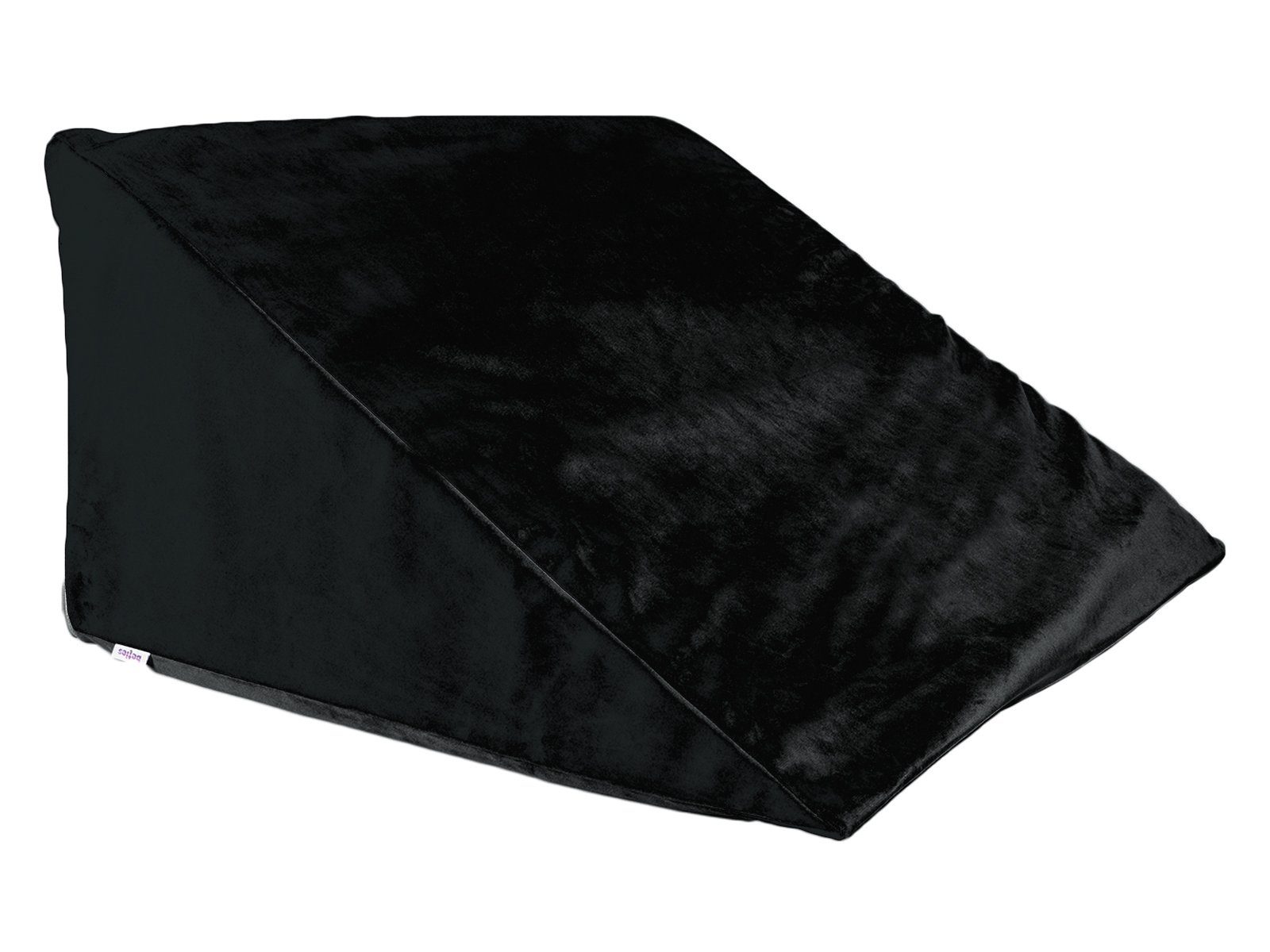 Kissenbezug Samt&Sonders, beties (1 Samt ca. Stück), Reißverschluss 62x49x30 cm mit Keilkissenbezug schwarz