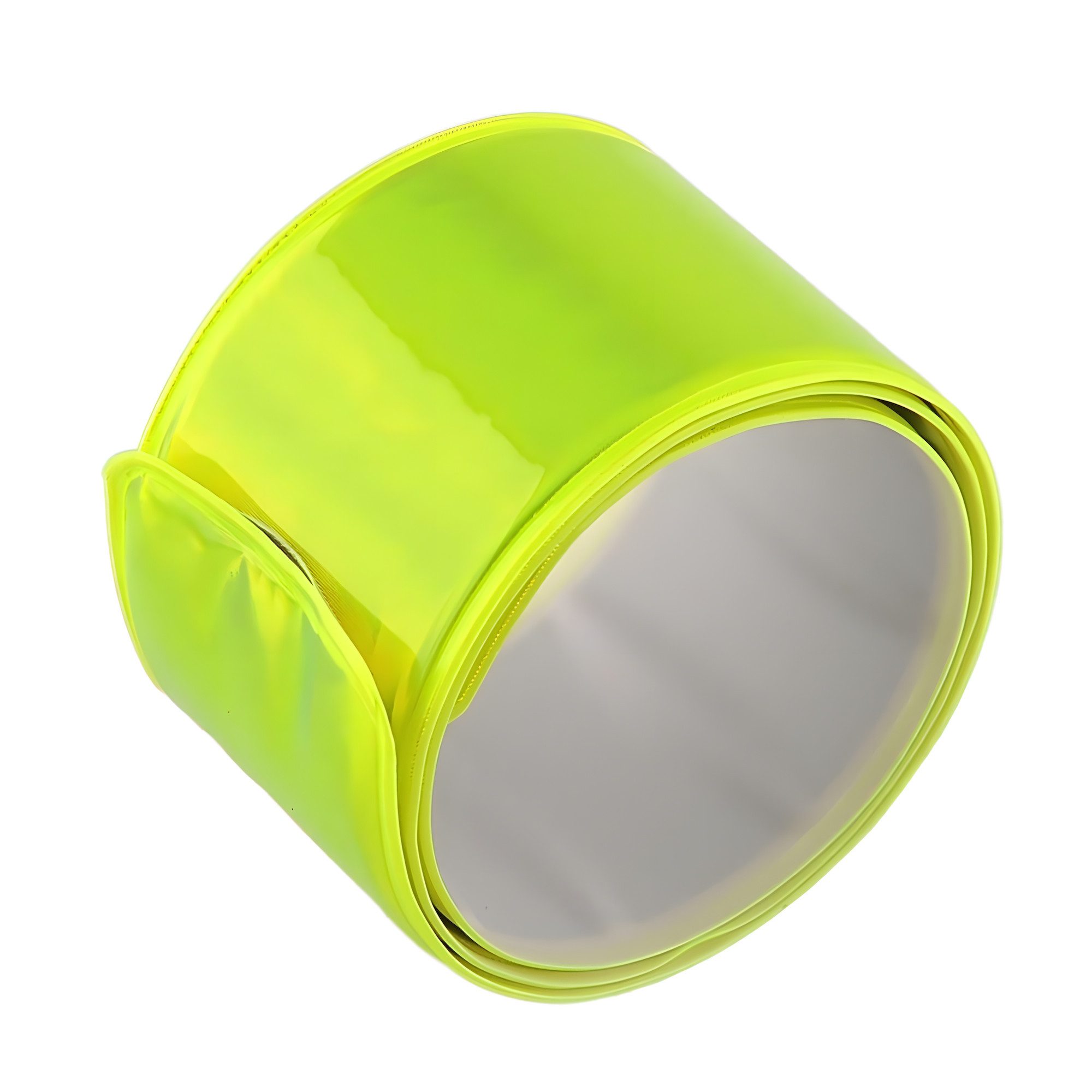 AVANA Reflektorband reflektierendes Schnapparmband Reflektor Armband Klatscharmband Joggen, Fahrrad, Leuchtarmband, Neon-Gelb