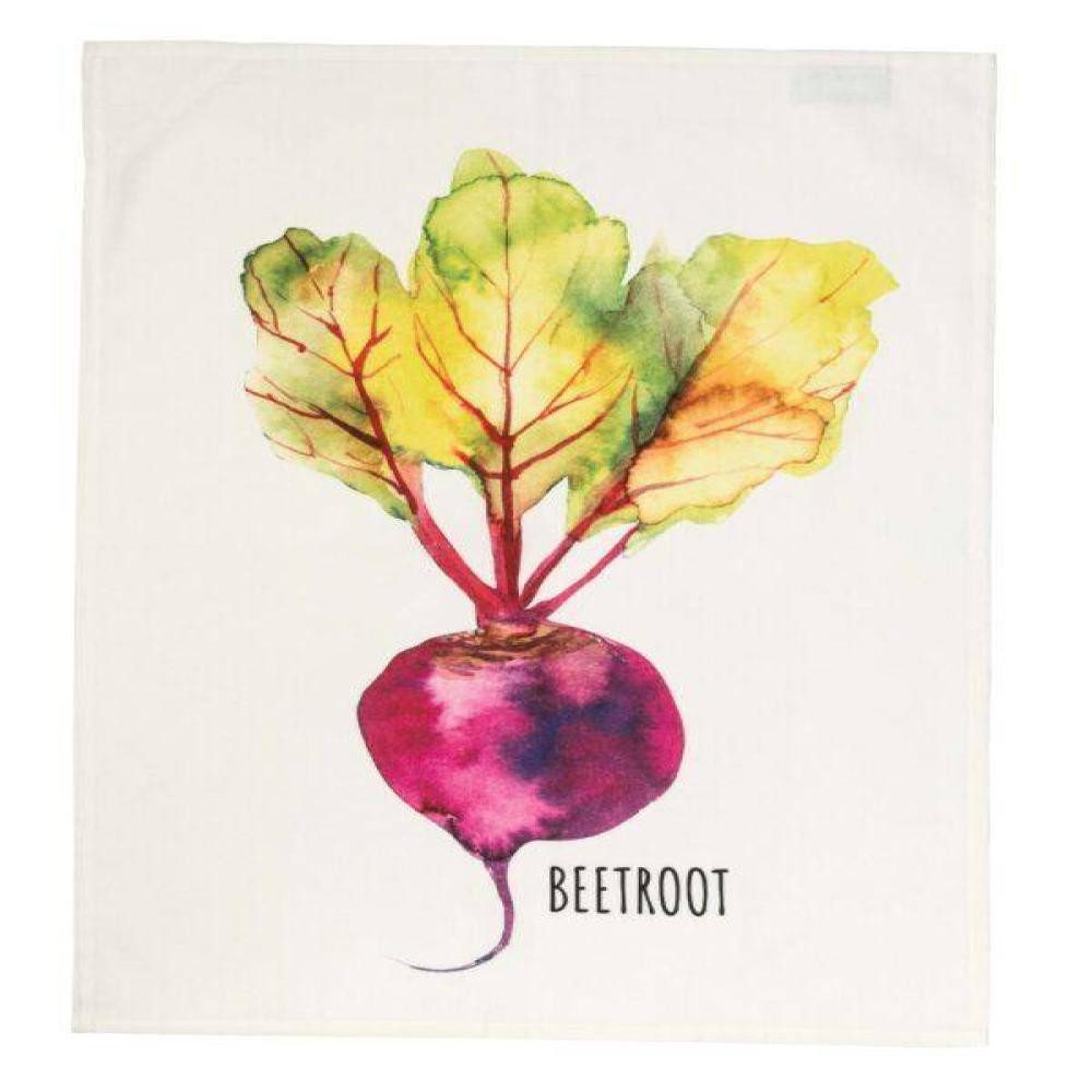 PICHLER Geschirrtuch Beetroot, (1x Geschirrtuch 50 x 70 cm), aus 100% Baumwolle