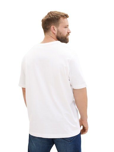 in TAILOR TOM PLUS großen White Größen T-Shirt