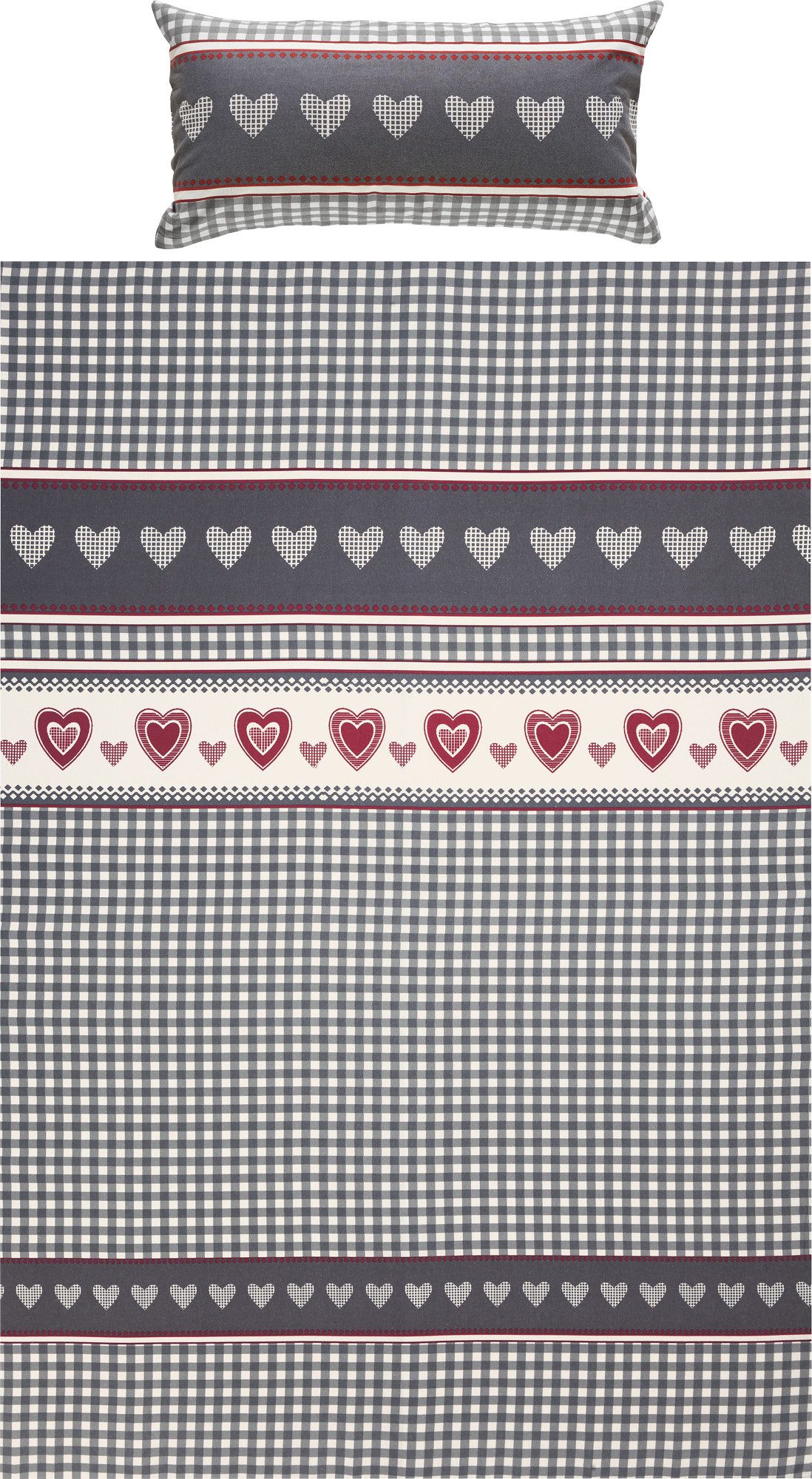 Erwin Müller Bettwäsche Bettwäsche, Baumwolle, Edelflanell Karo