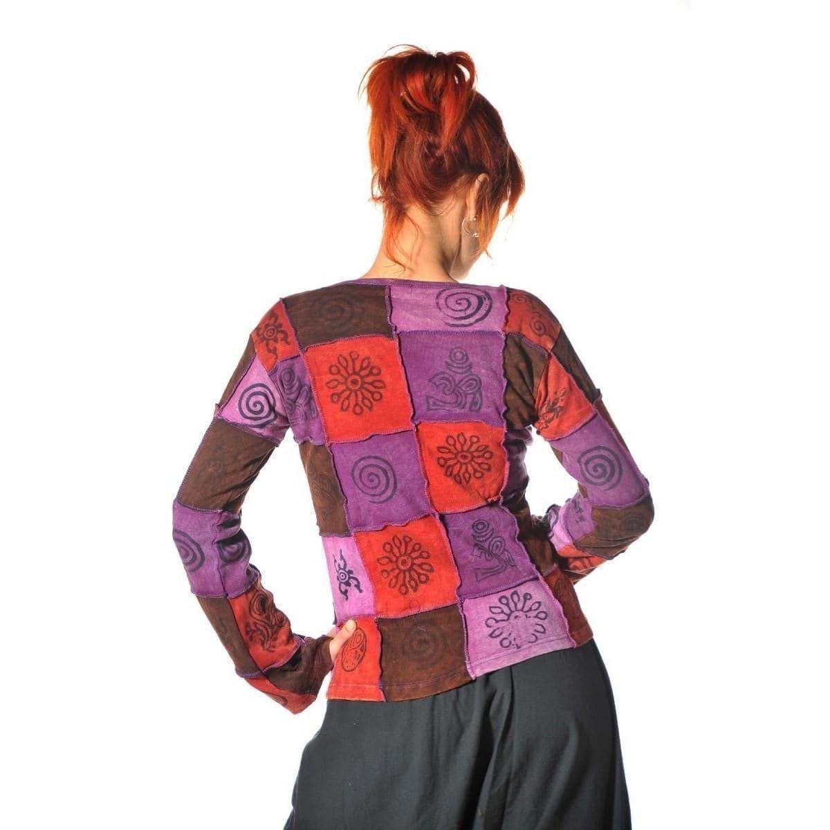 SIMANDRA Rundhalspullover Asha Sweatshirt (1-tlg) Patchwork günstig online kaufen