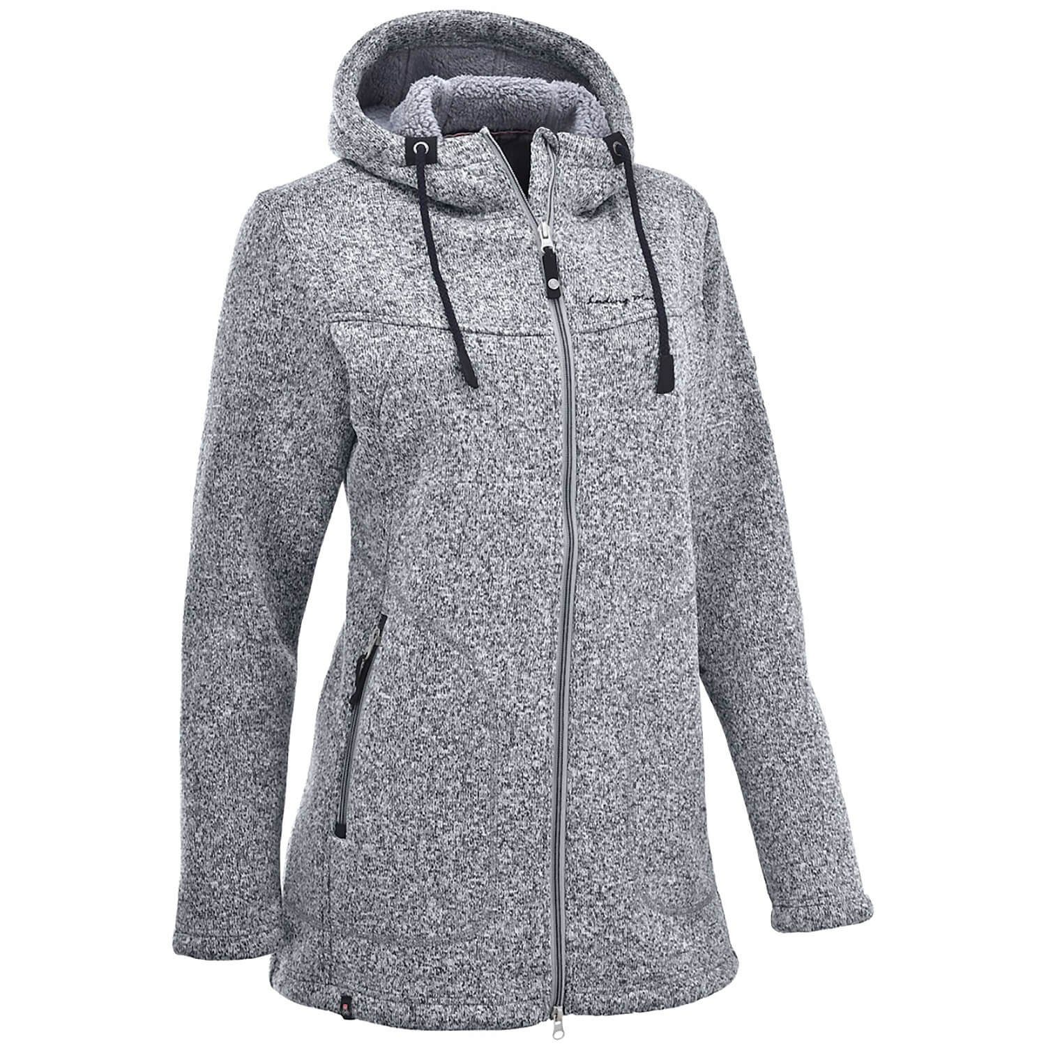 Maul Sport® Fleecejacke Polar-Strickfleecejacke Kaiserin Hellgrau Wilde