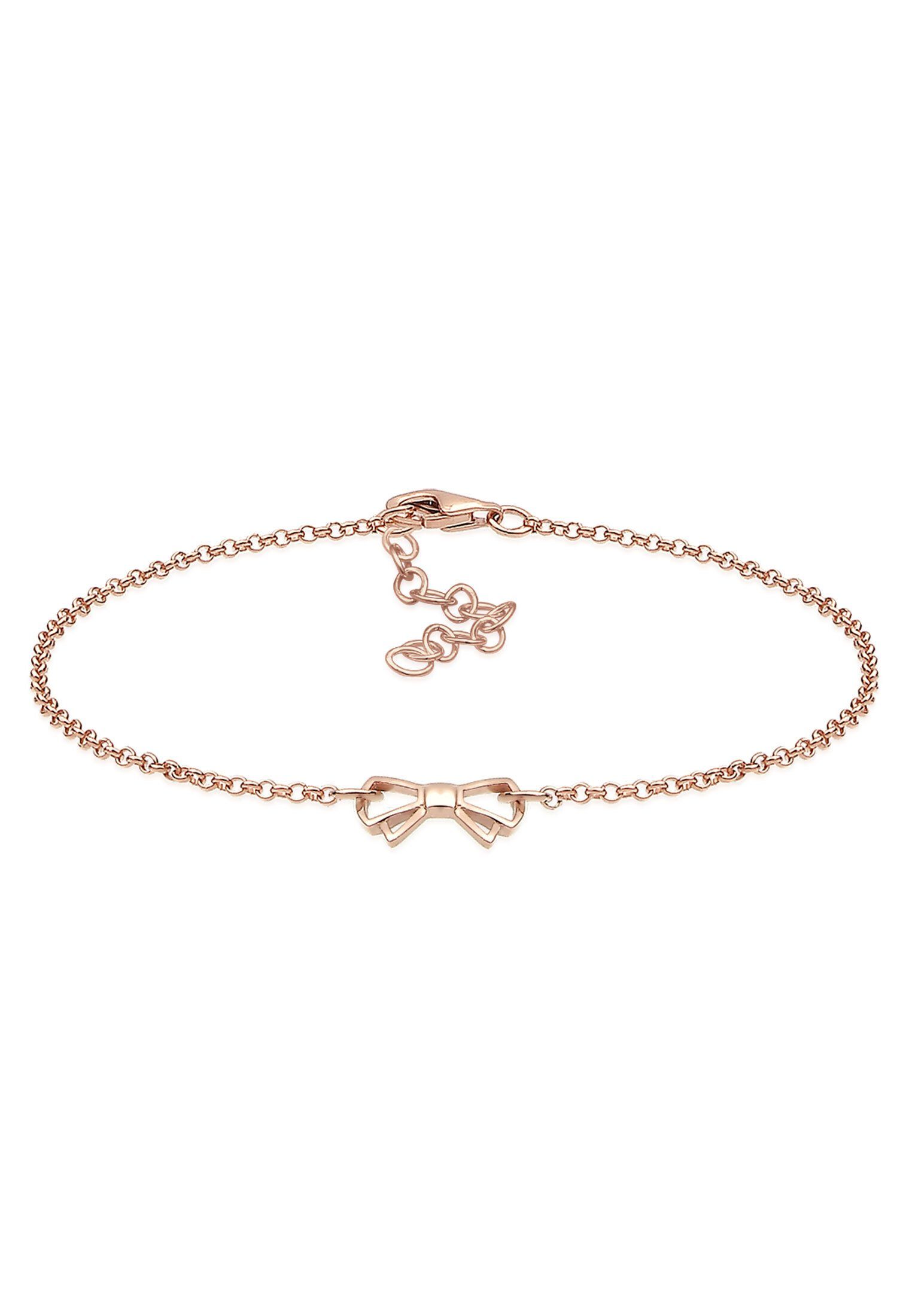 Elli Armband Silber, Schleife Rosegold Sterling Schleife 925