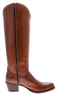 Sendra Boots 17384 Braun Stiefel Rahmengenähte Damen Lederstiefel
