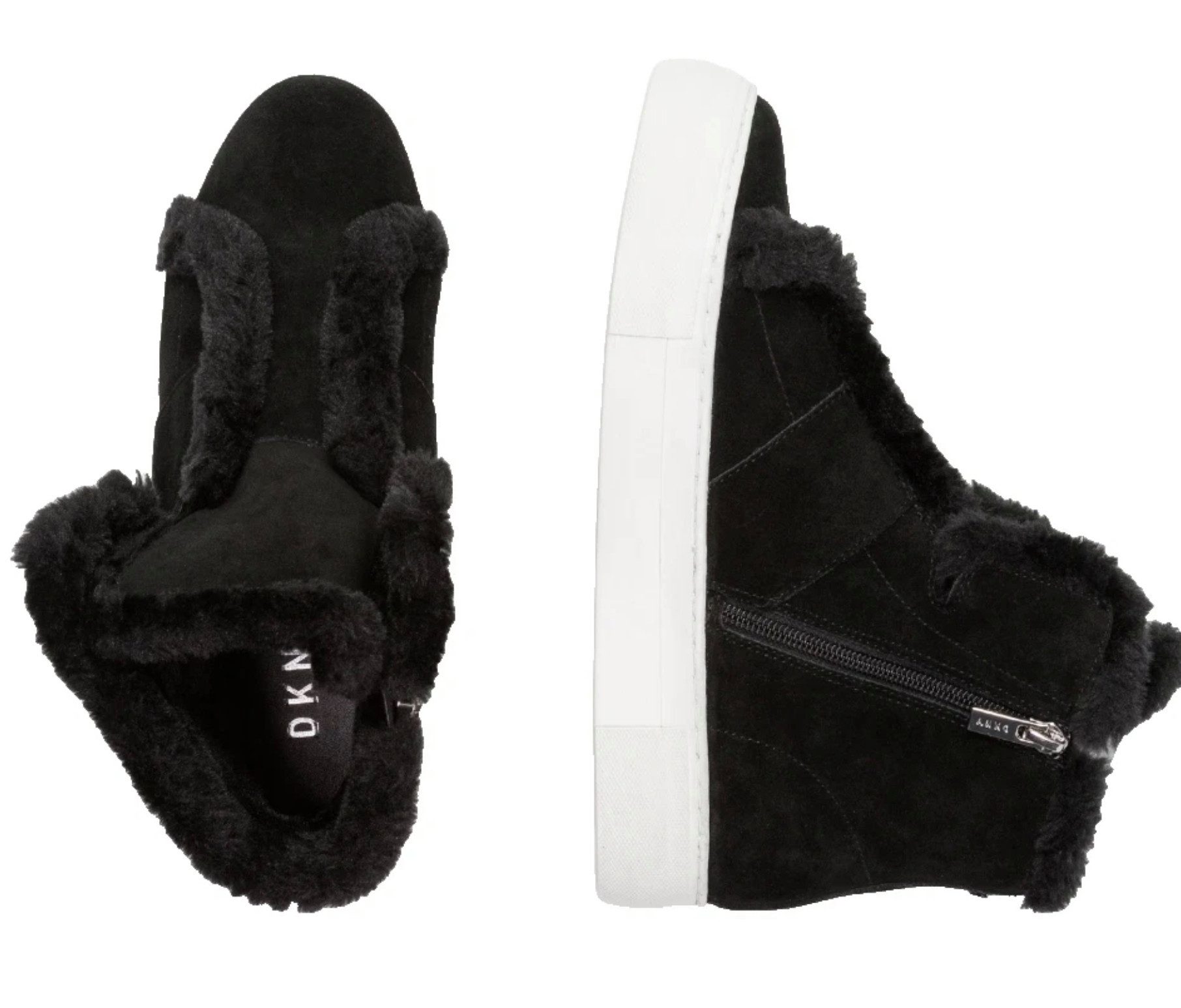 DKNY Donna Karan mit Faux-Futter City-Style trifft auf Winterkomfort ...