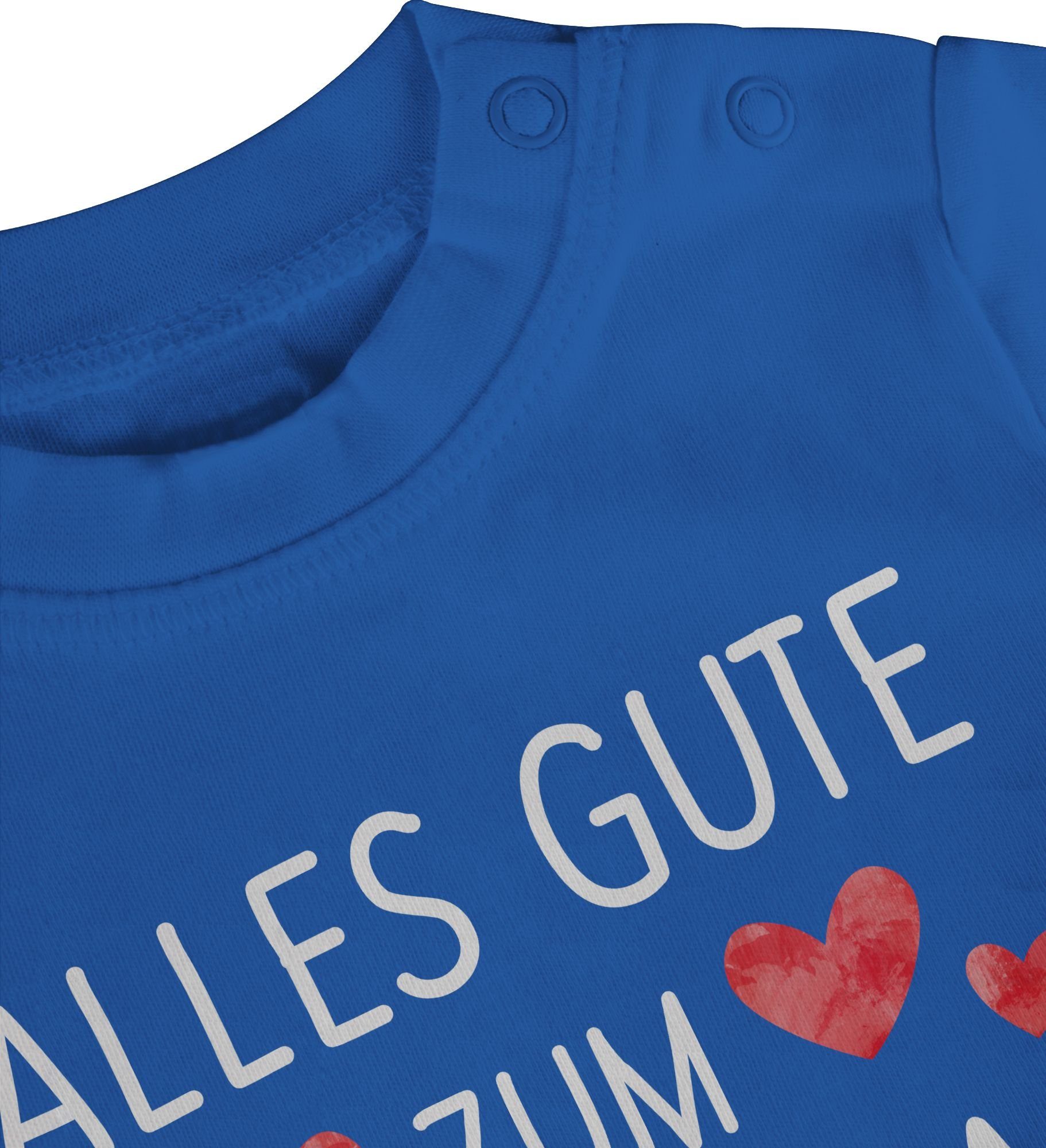 gute Shirtracer Sprüche 1 Geburtstag T-Shirt Mama zum weiß Royalblau Alles Baby