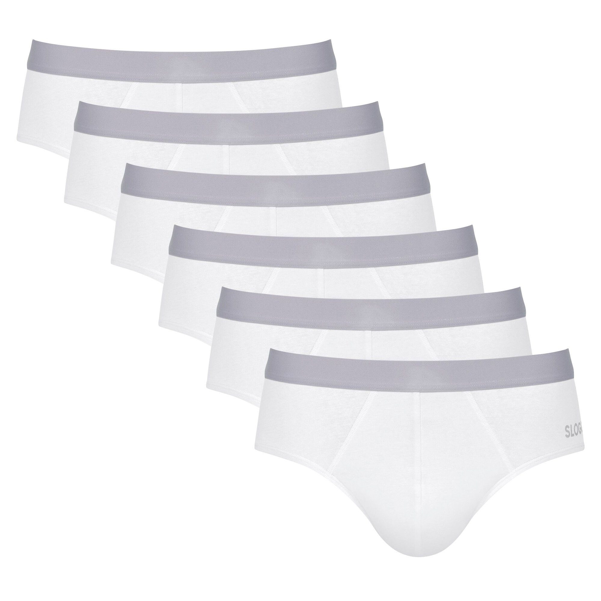 Slip Herren Slip 6er Pack Baumwollmischung