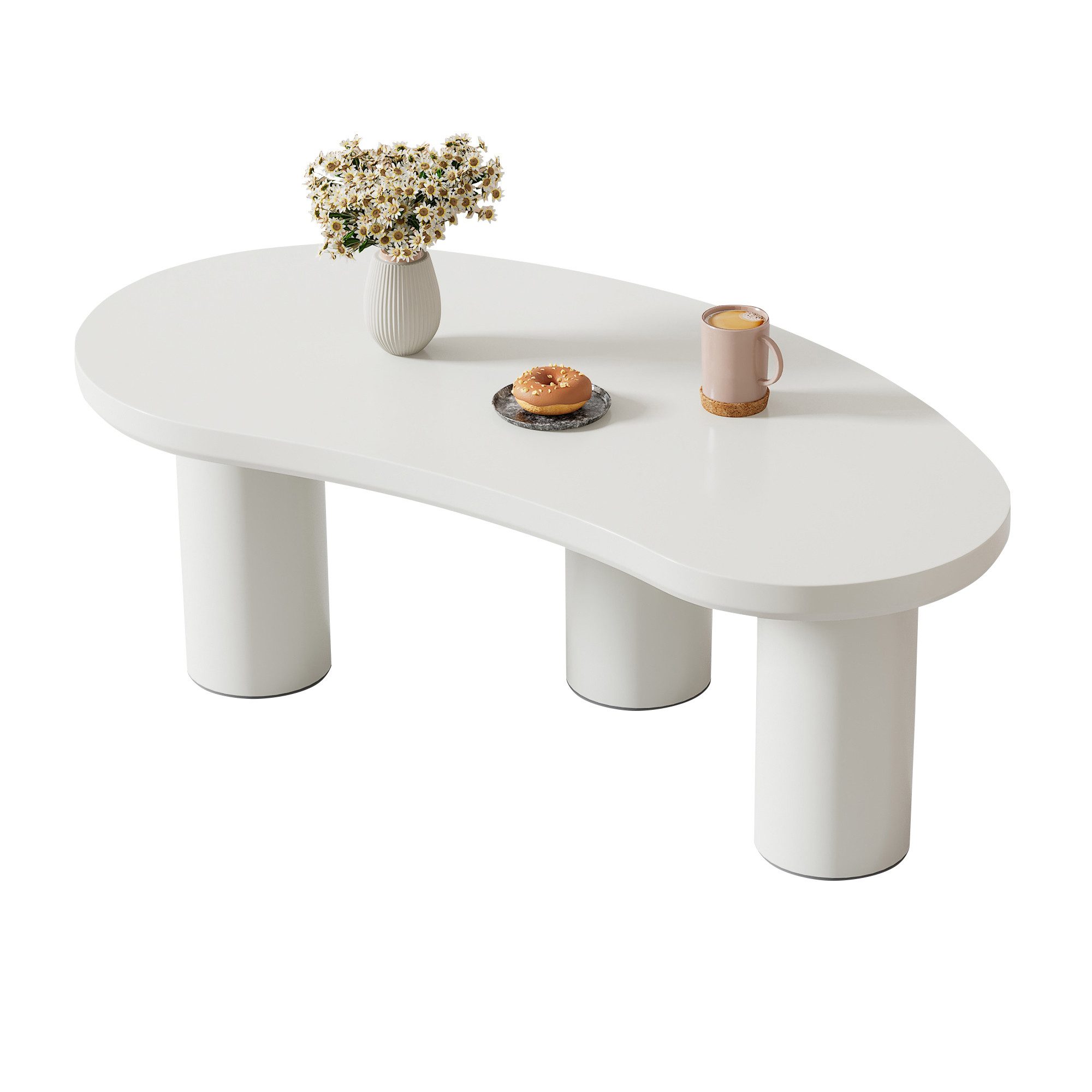 HAUSS SPOLE Couchtisch Halbmond-Couchtisch, MDF-Tischplatte und günstig online kaufen