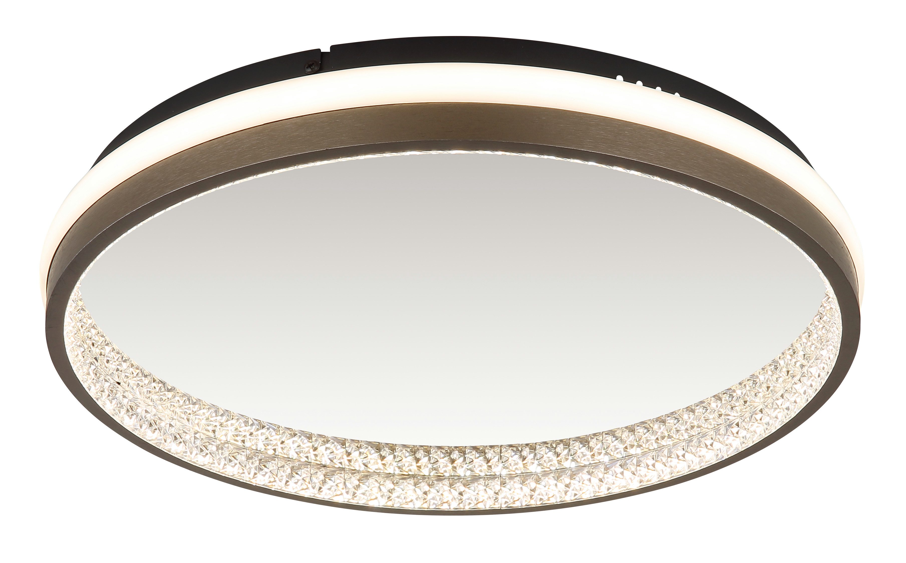 GLOBO LIGHTING Deckenleuchte DELLA, Memoryfunktion, Nachtlichtfunktion, LED fest integriert, warmweiß - kaltweiß, Deckenlampe Wohnzimmer-Leuchte Schlafzimmer-Leuchte Flur Küche