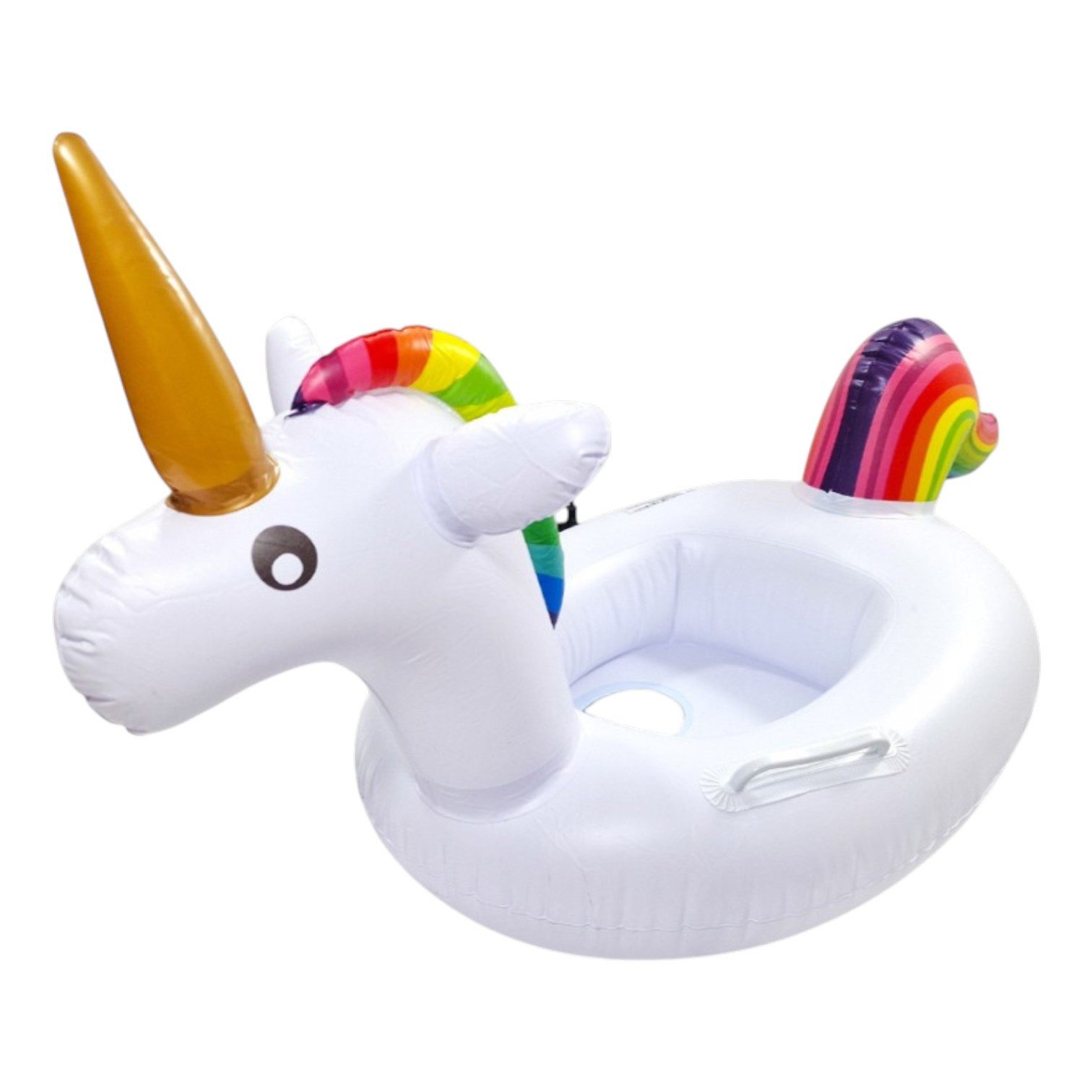 Da Meso Schwimmring Aufblasbarer Einhorn Schwimmring für Babys 60 cm – Babyschwimmring mit