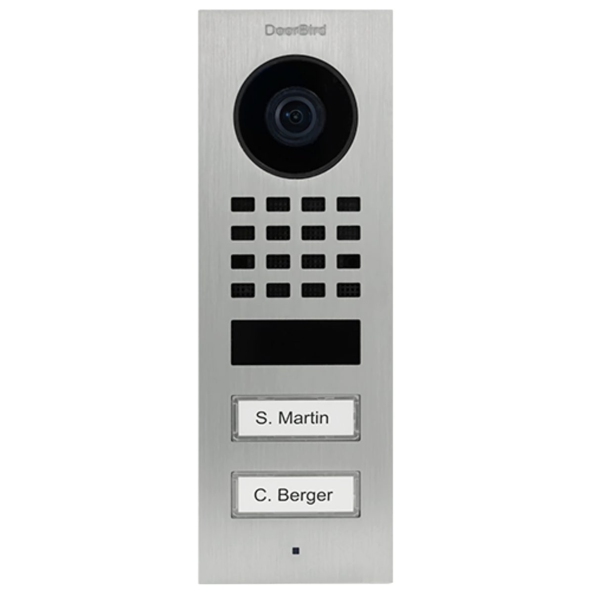 DoorBird Video-Türsprechanlage Doorbird D1102V (Außenbereich, Haustür, Eingangsbereich, Smarte Video Türsprechanlage mit App-Steuerung, WiFi und Ethernet)